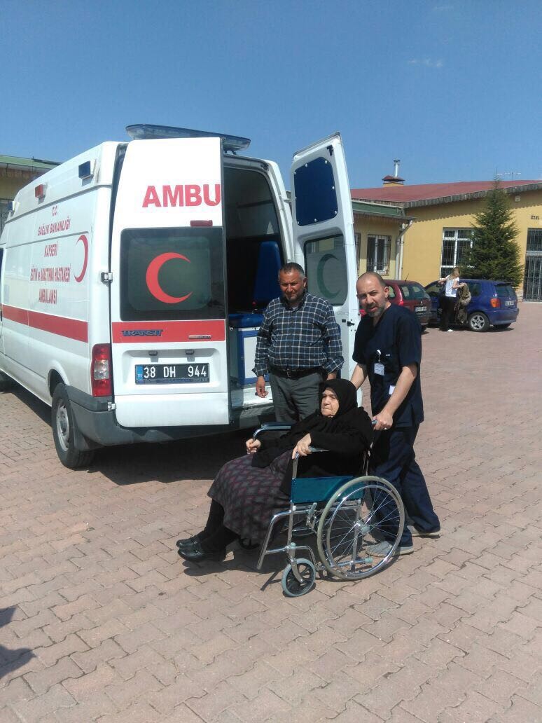 129 kişinin sandığa ulaşması sağlandı