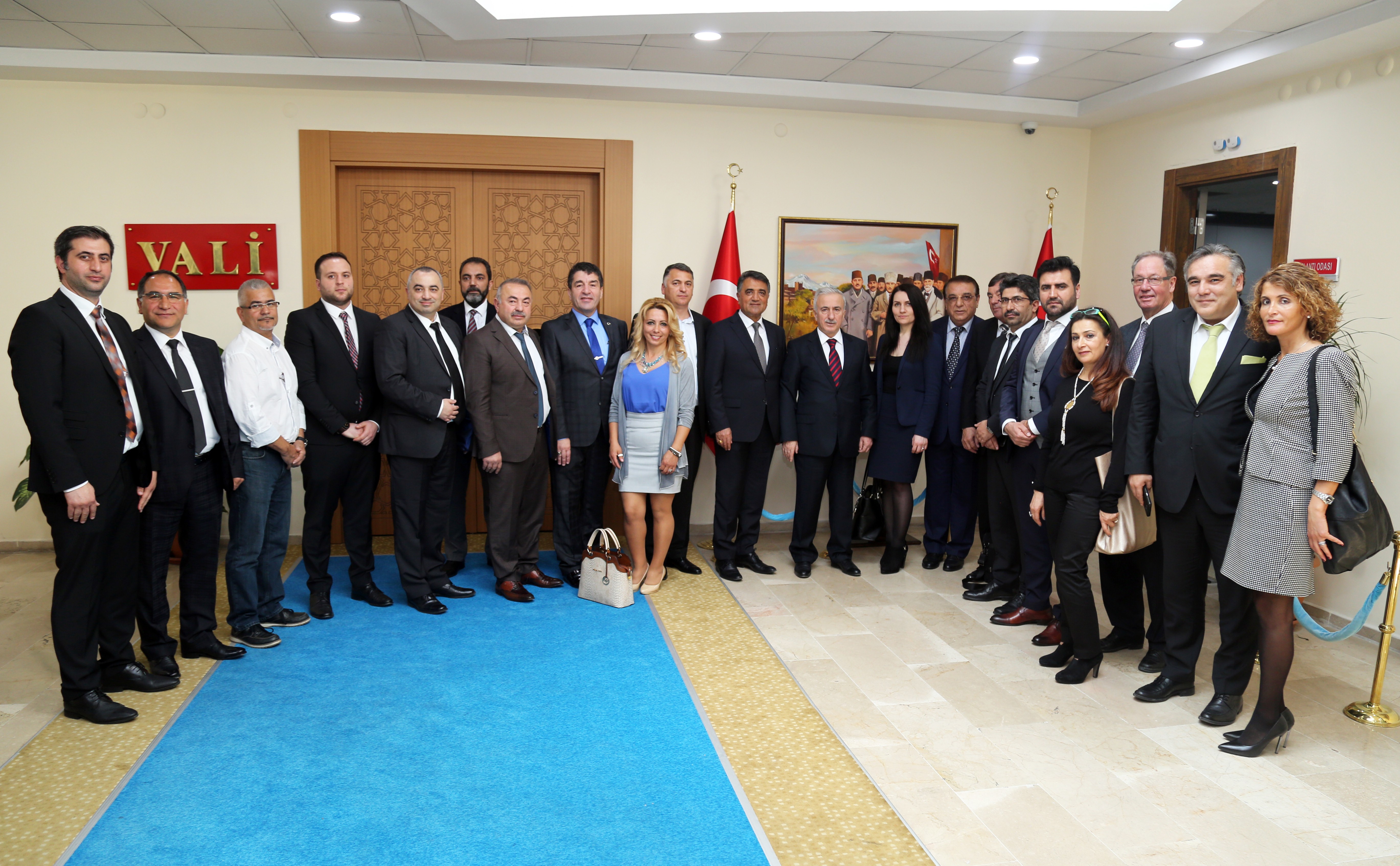 RHEIN-NECKAR Türk İşverenler Derneği’nden Vali Kamçı’ya Ziyaret