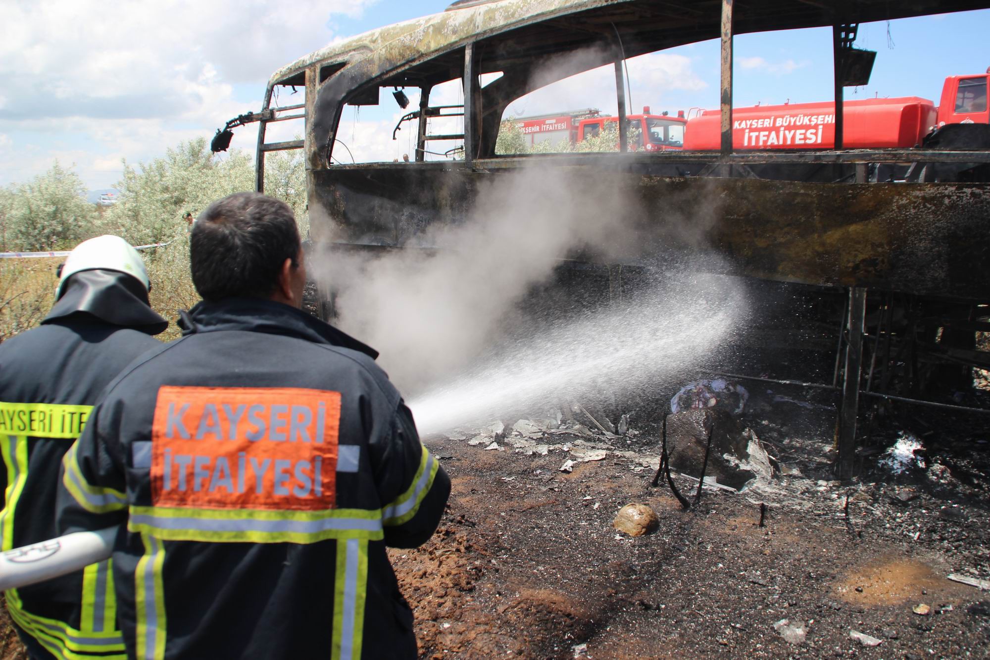 Kayseri’de faciadan dönüldü
