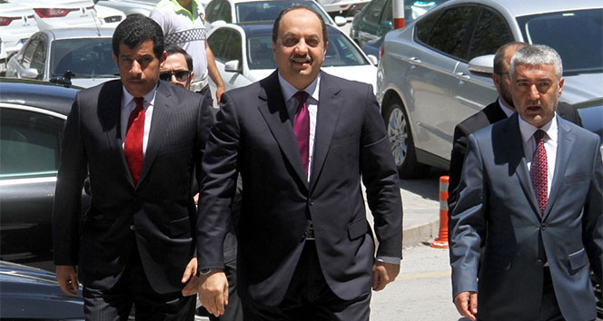 Erdoğan, Katar Savunma Bakanını kabul etti