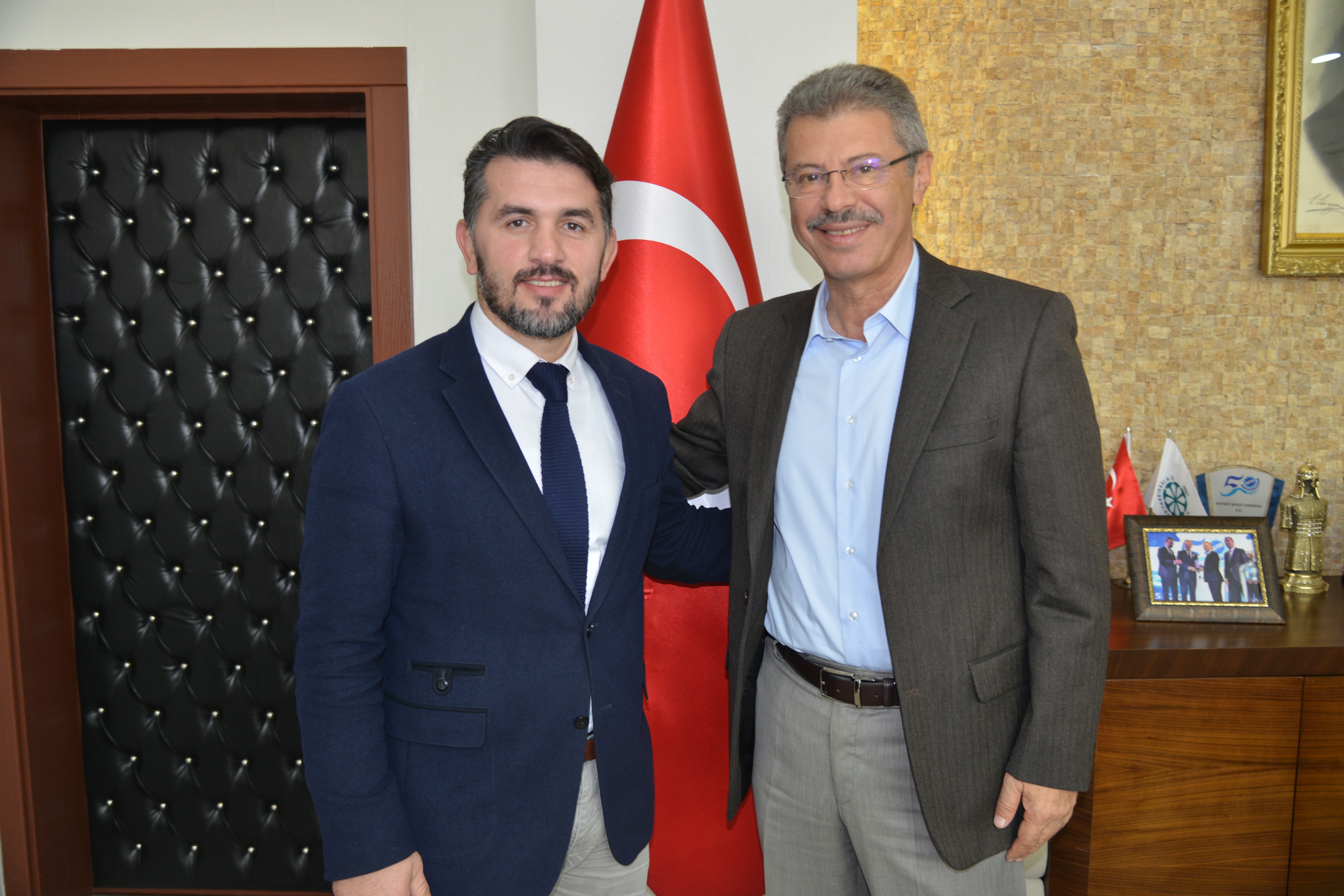 Milli Güreşçi olan Spor Eğitim Daire Başkanından Kayseri Şeker’e ziyaret