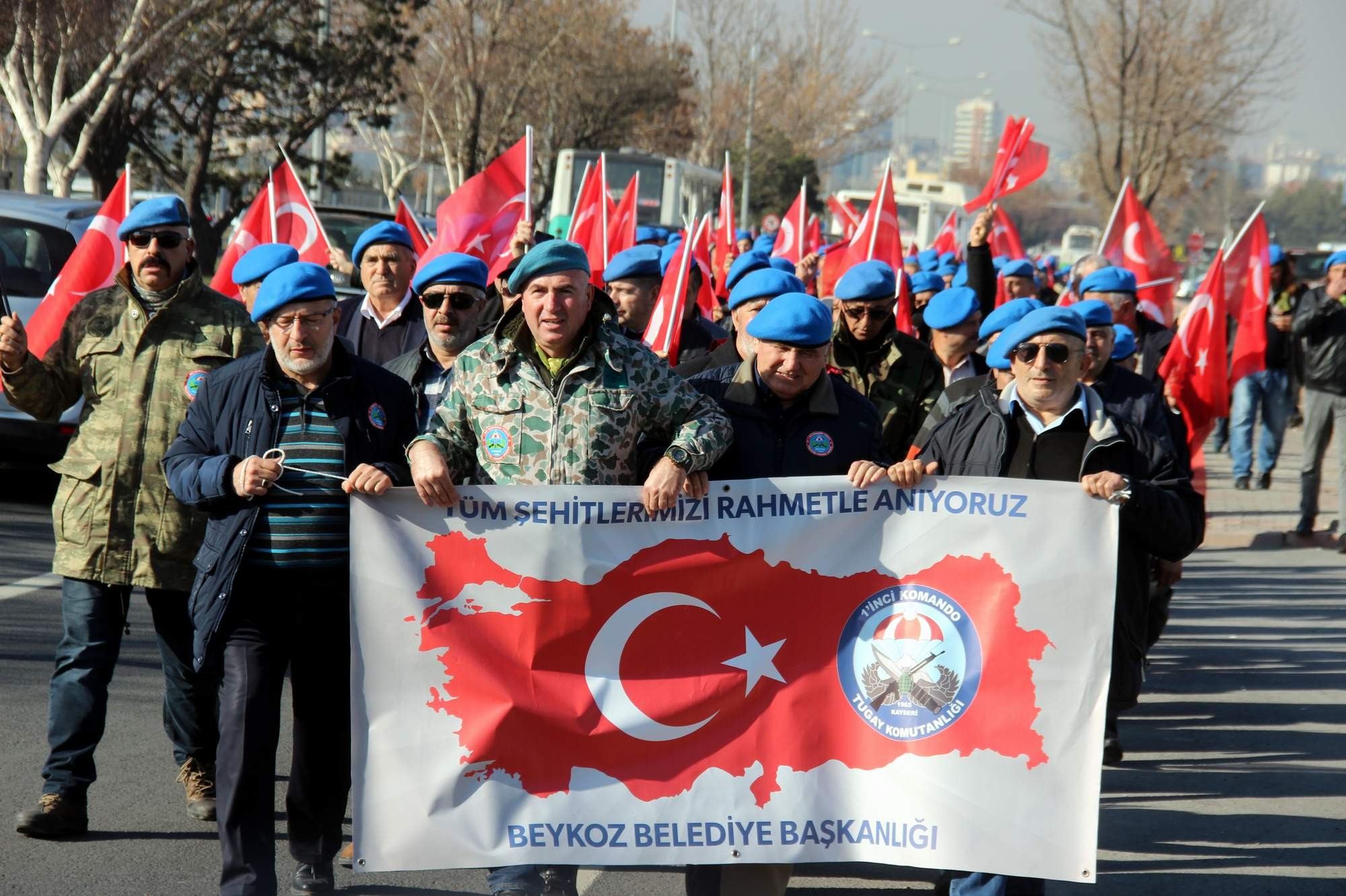 Eski Komandolar Kayseri şehitlerini andı 