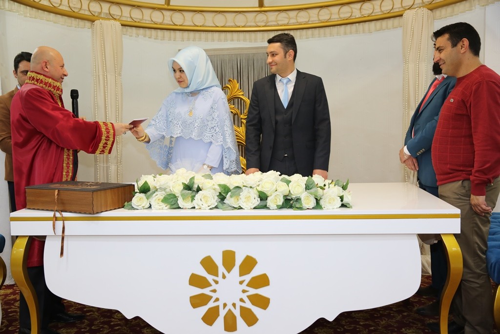  Kocasinan Belediyesi 2017 yılında 3 bin çiftin nikahını kıydı 