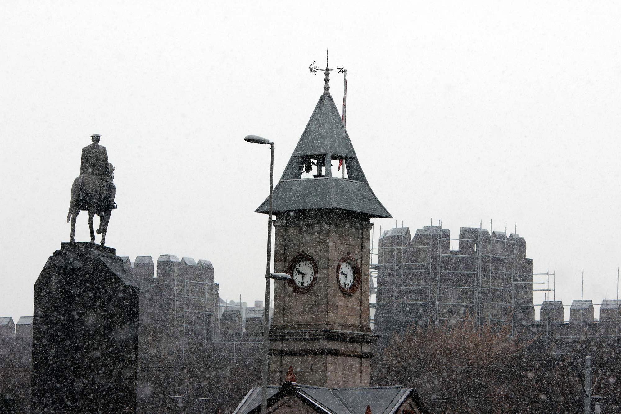 Kayseri ve Niğde’de kar yağışı 