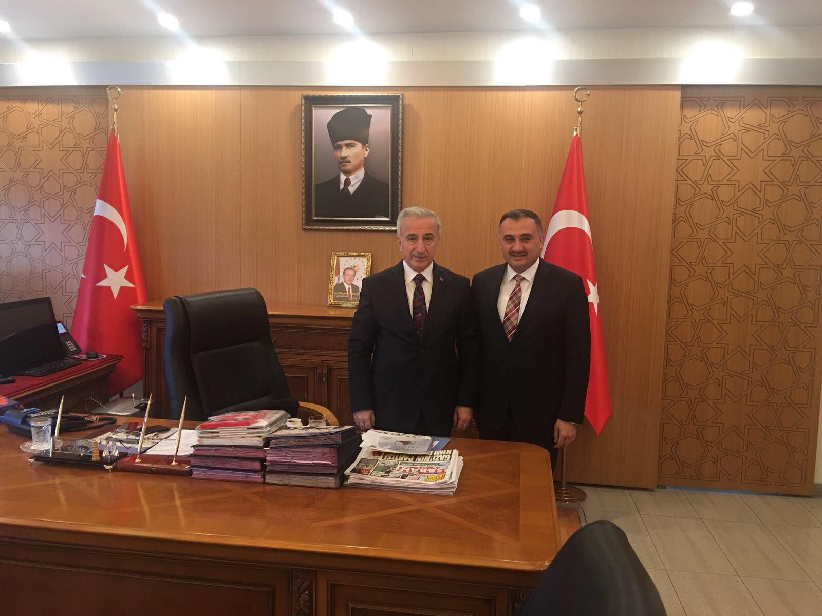 Başkan Cabbar’dan Vali Kamçı’ya ziyaret