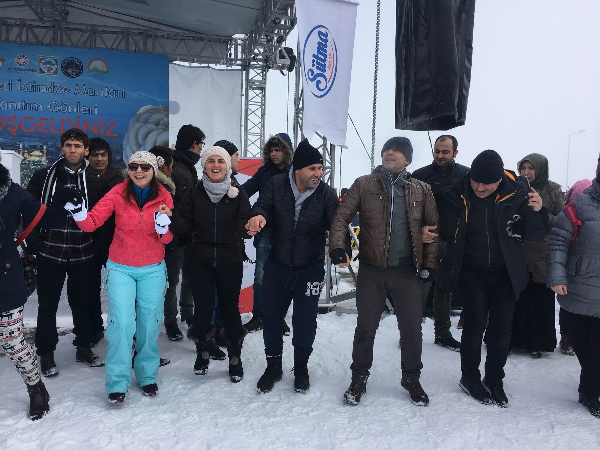  Erciyes’te hamsi festivali yapıldı 