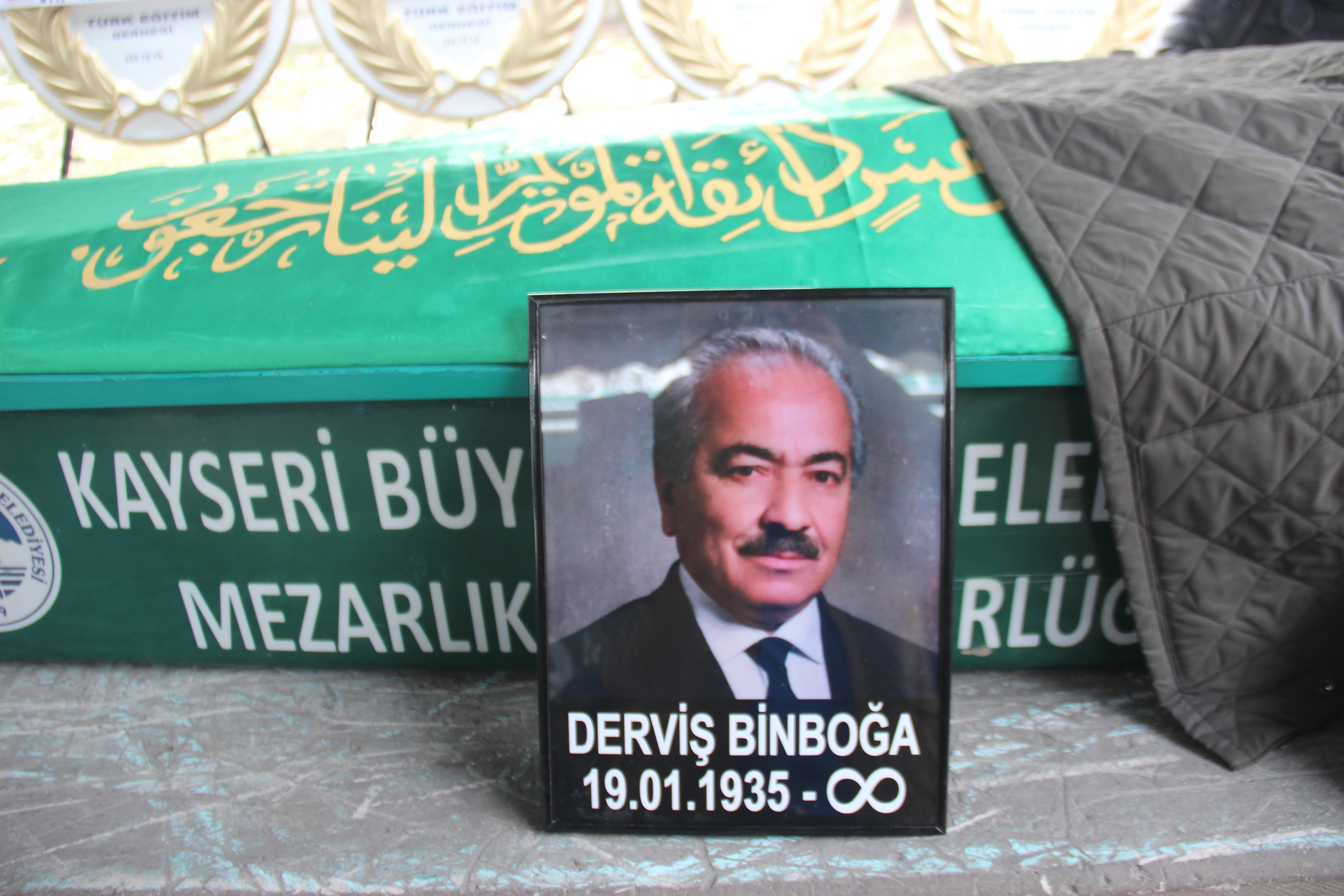 İş adamı Derviş Binboğa son yolculuğuna uğurlandı 