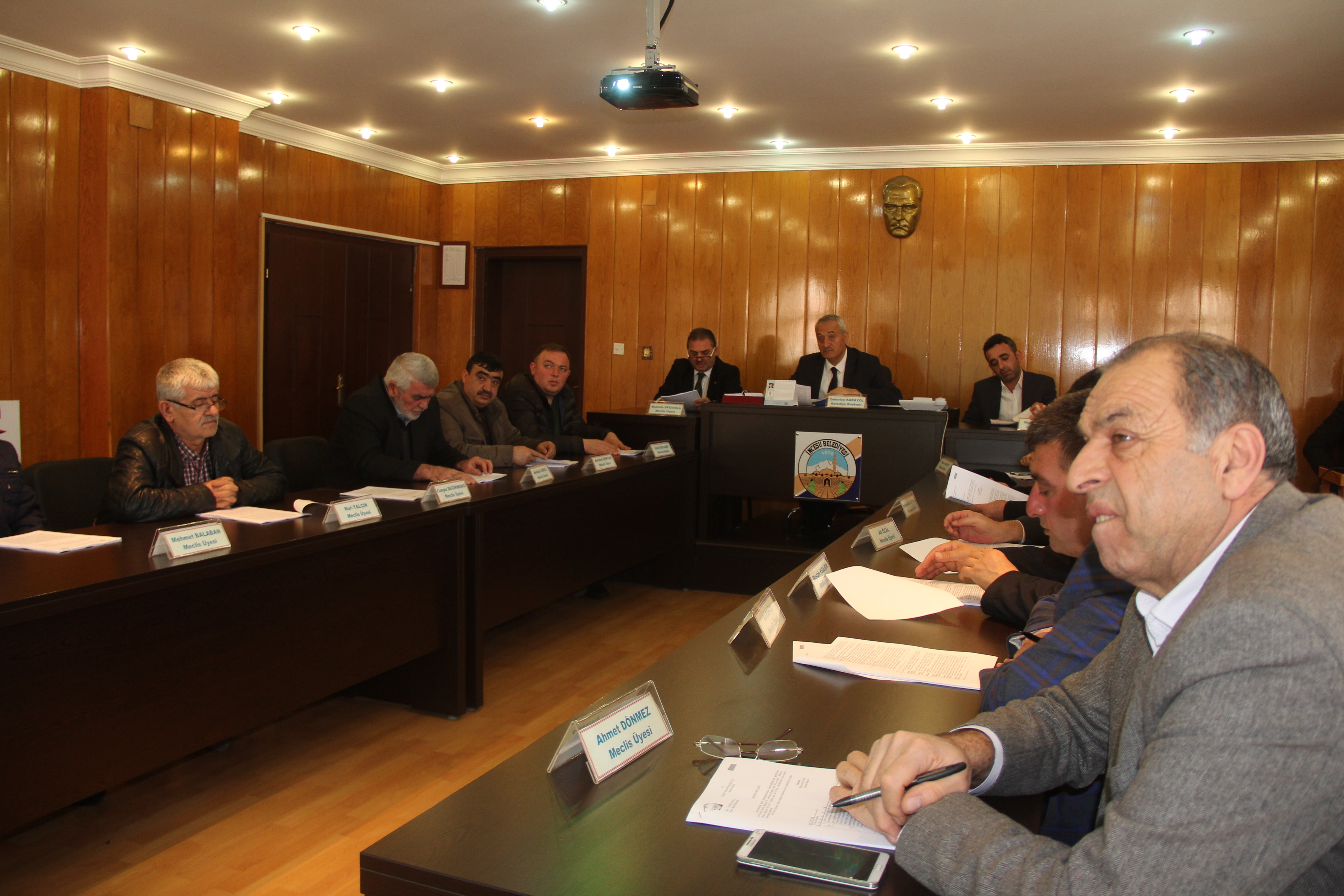 İncesu Belediyesinde Şubat ayı meclis toplantısı yapıldı 