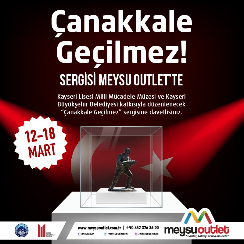 Meysu Outlet’te Milli Mücadele Sergisi açıldı