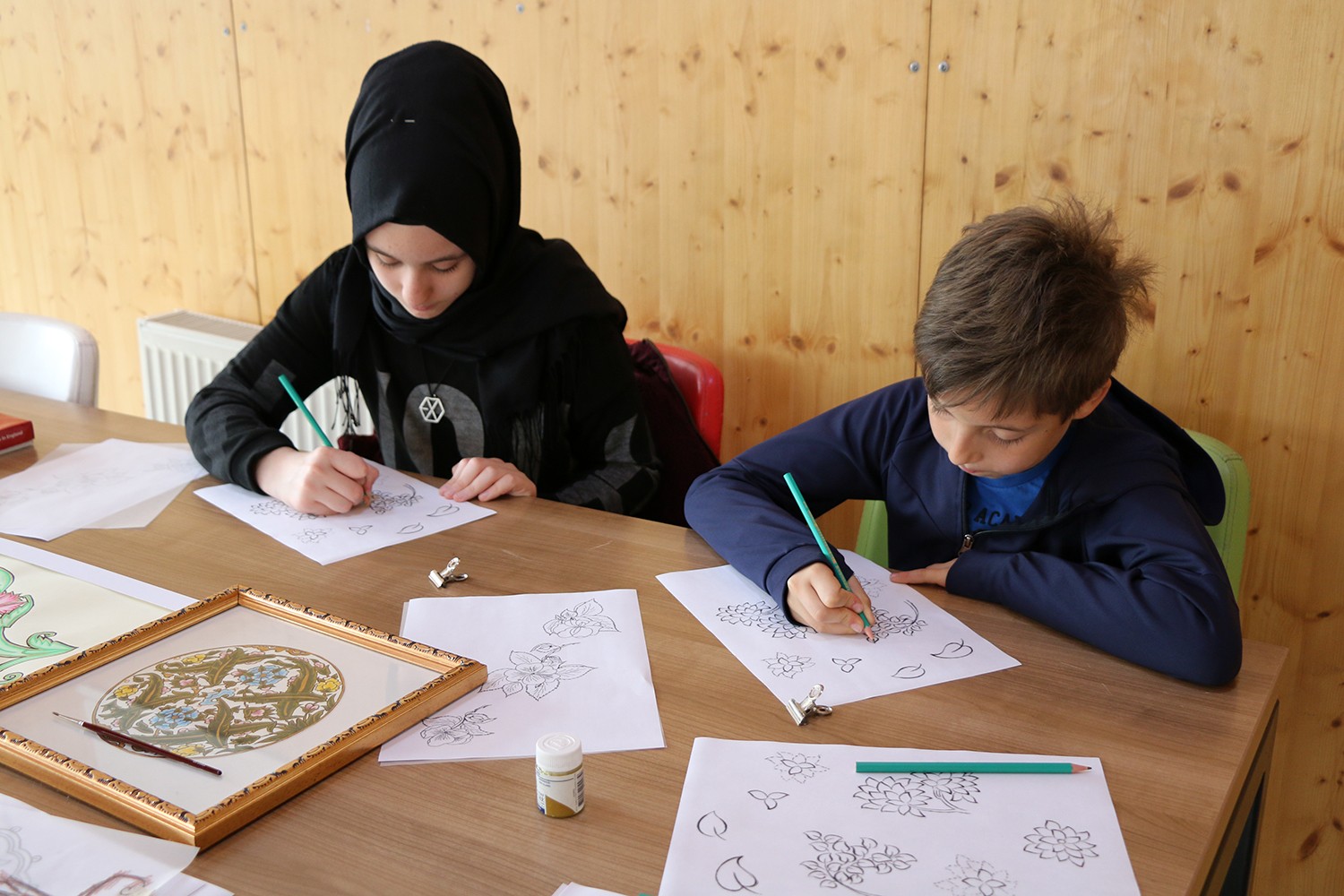 Minik maceracılar Tezhip’le tanıştı