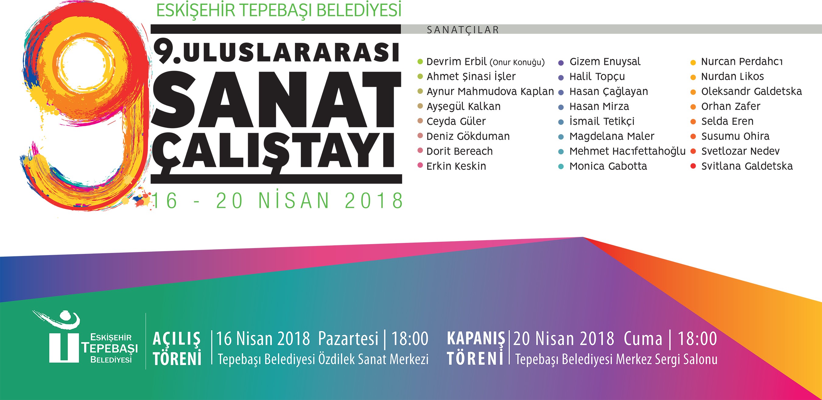9’uncu Uluslararası Sanat Çalıştayı başlıyor