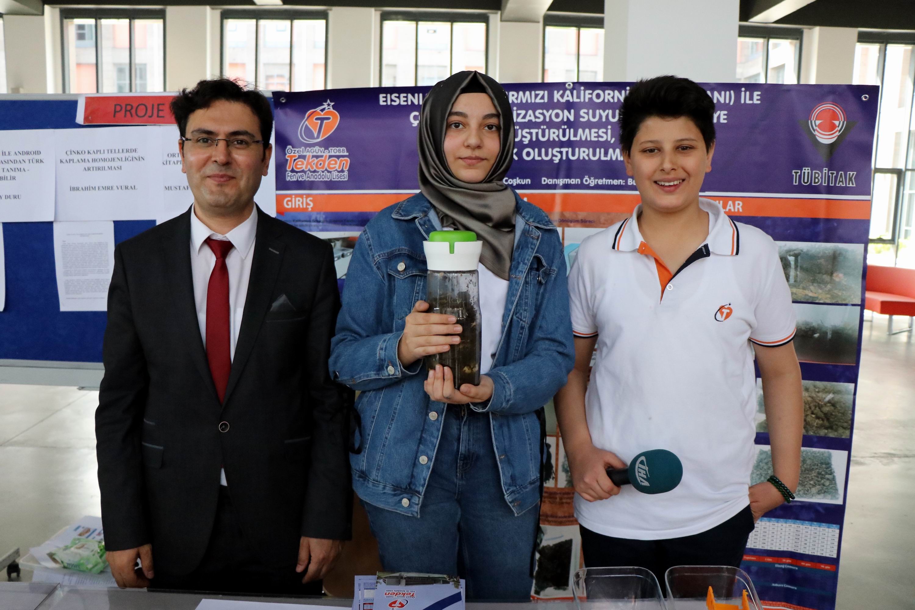 Tekden Fen ve Anadolu Lisesi’nde Bilim Şenliği düzenlendi