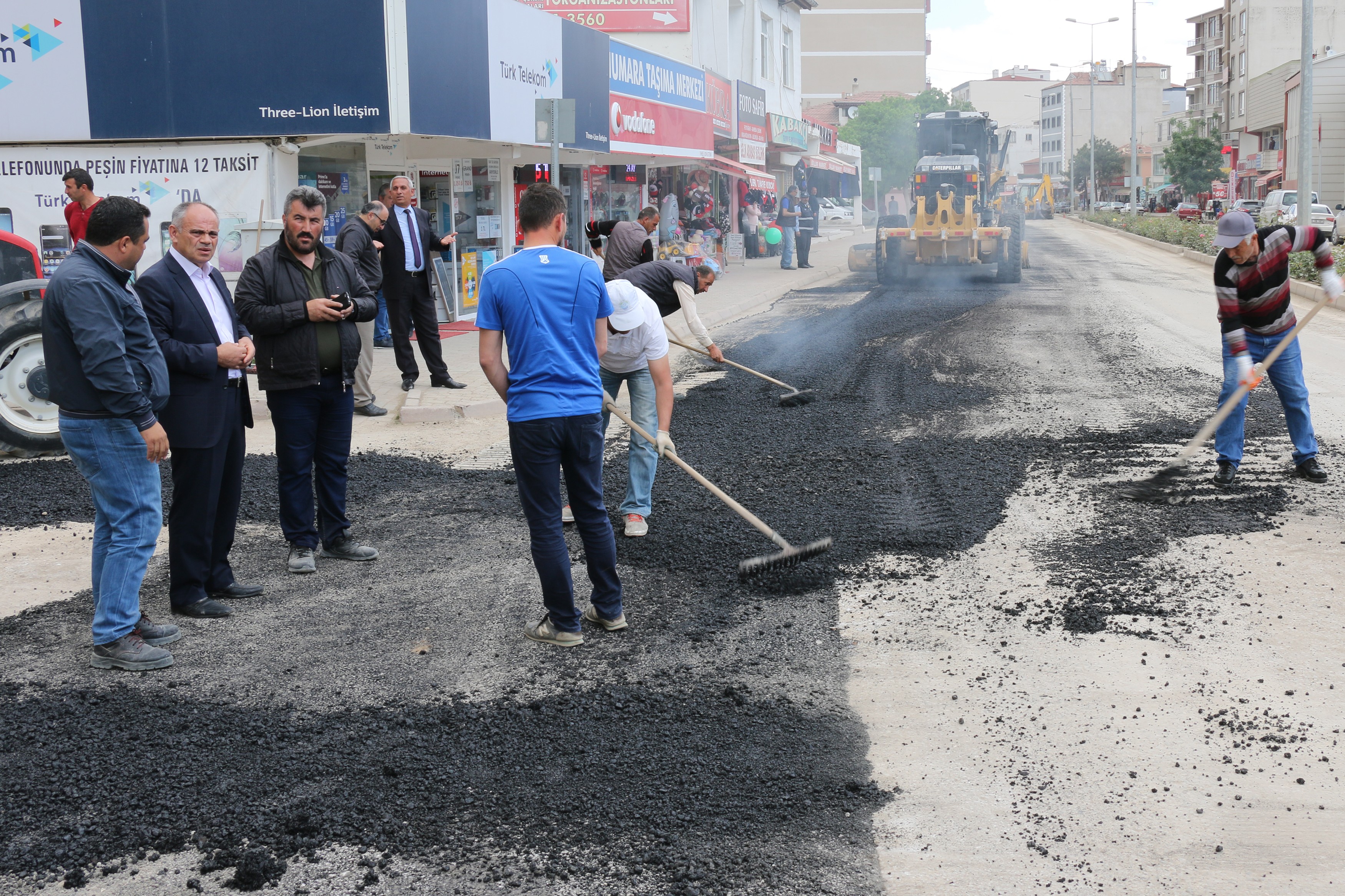 Yahyalı’da yol bakım çalışması başladı