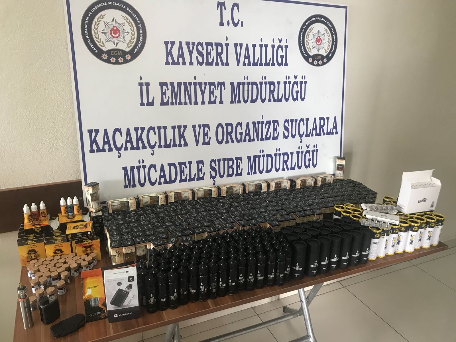 Kaçakçılık polisinden elektronik sigara operasyonu