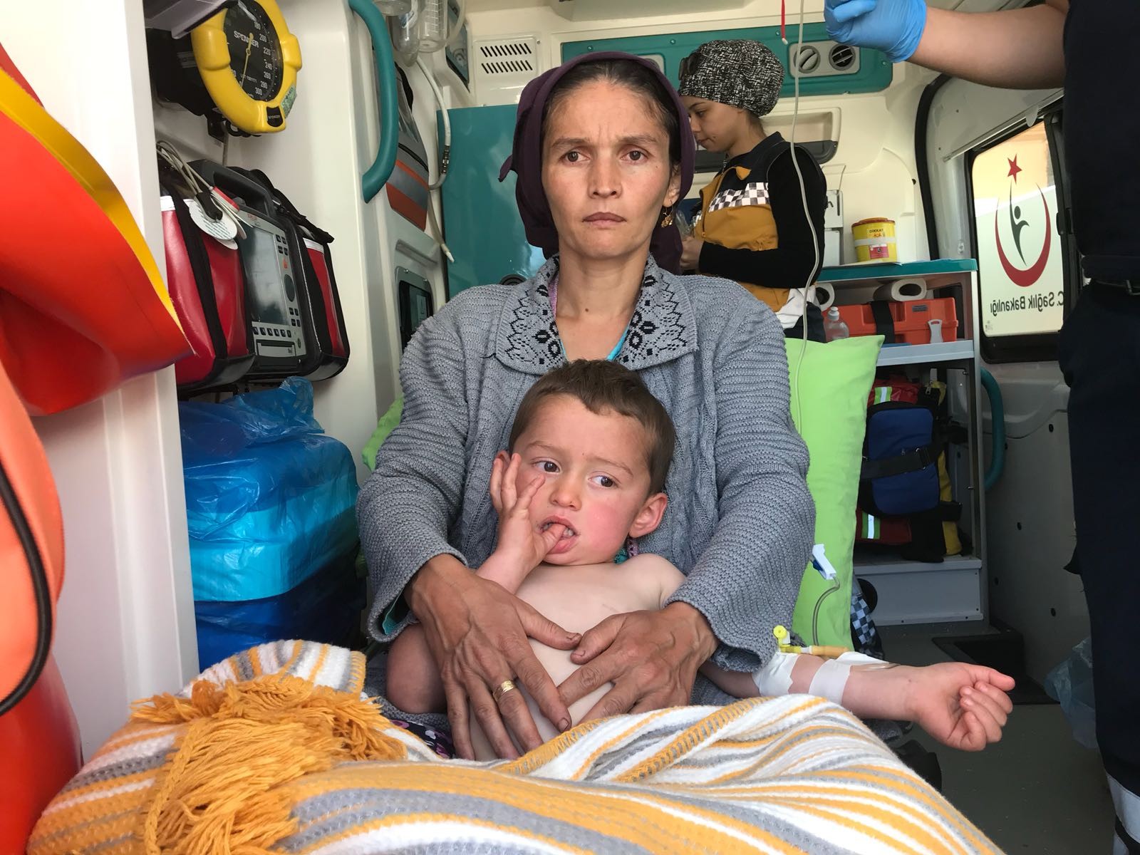 Ateşi yükselen firari bebek Bursa’ya sevk edildi
