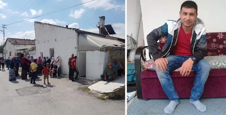 Evinin bahçesinde, kendini ağaca astı