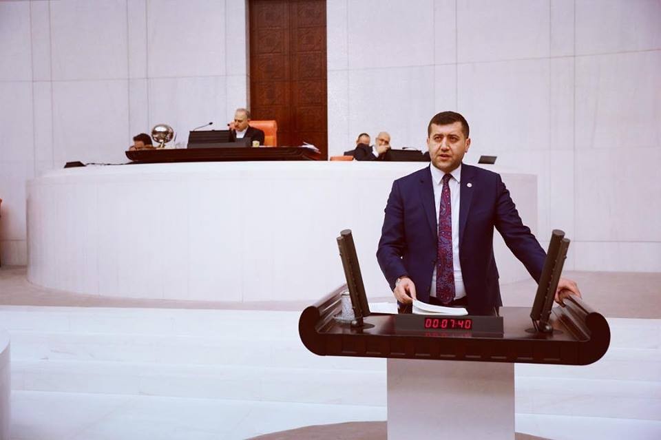 MHP Milletvekili Ersoy, Bünyan çiftçisinin sıkıntısını Meclis’te dile getirdi