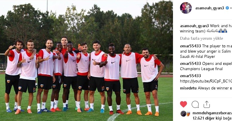 Asamoah Gyan’dan Kayseri’nin tanıtımına büyük destek