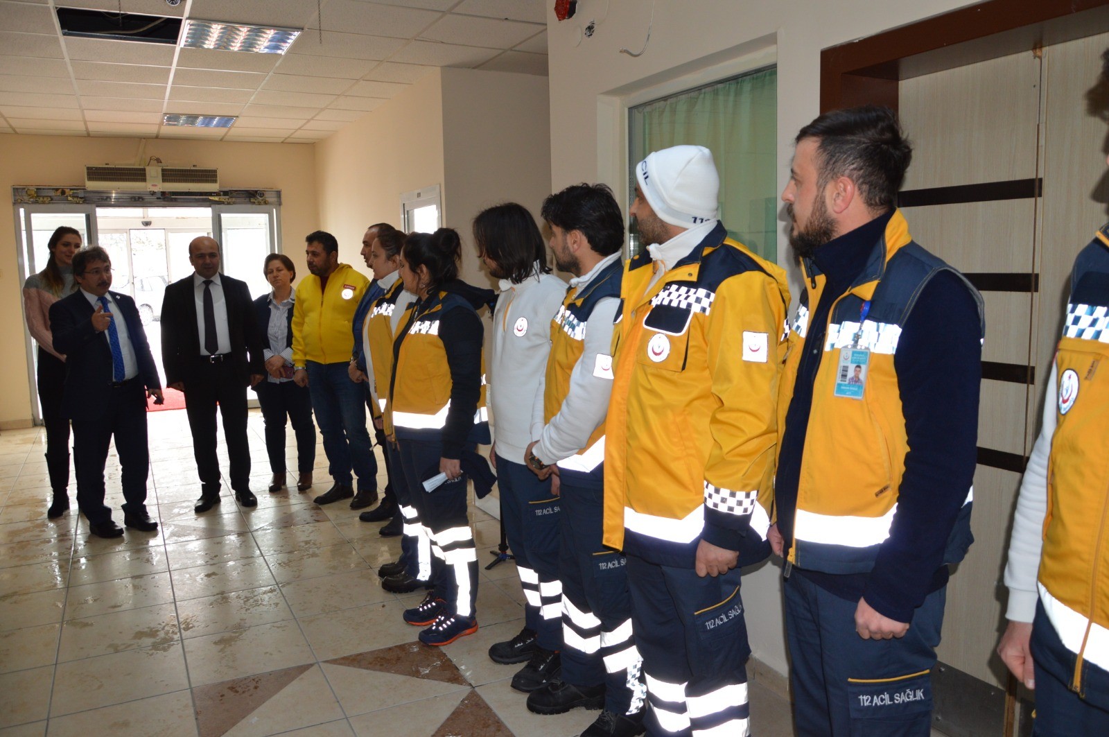 İl Sağlık Müdürü Doç. Dr. Benli Özverili Çalışmalarından Dolayı 112 Ekiplerine Teşekkür Etti