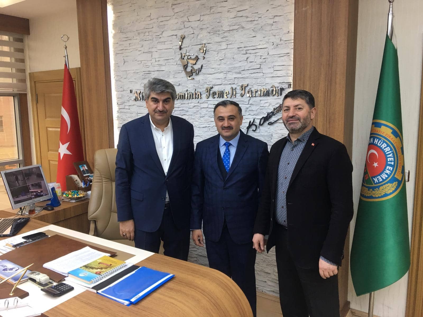 Başkan Cabbar’dan Develi Ziraat Odası’na ziyaret
