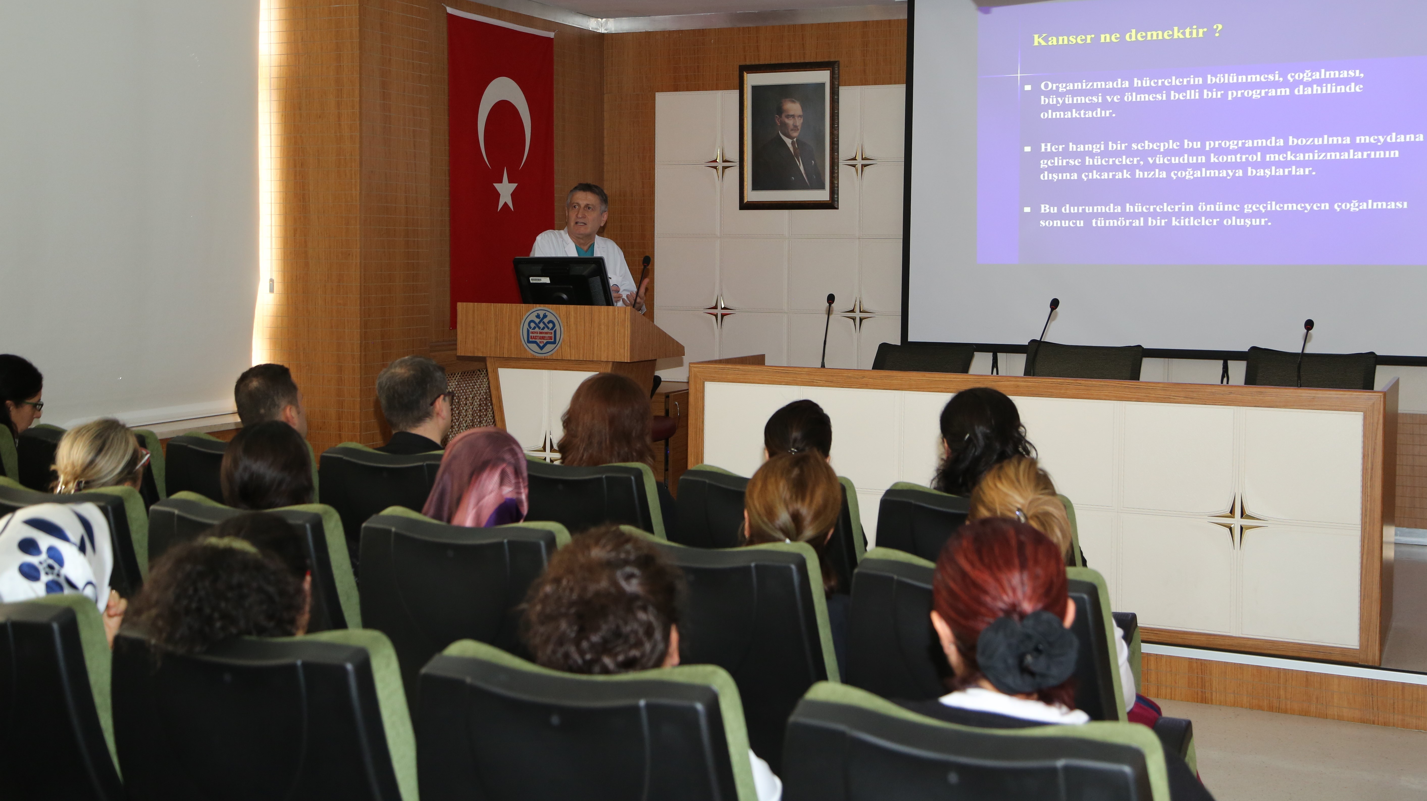 ERÜ Hastaneleri’nde kanser anlatıldı