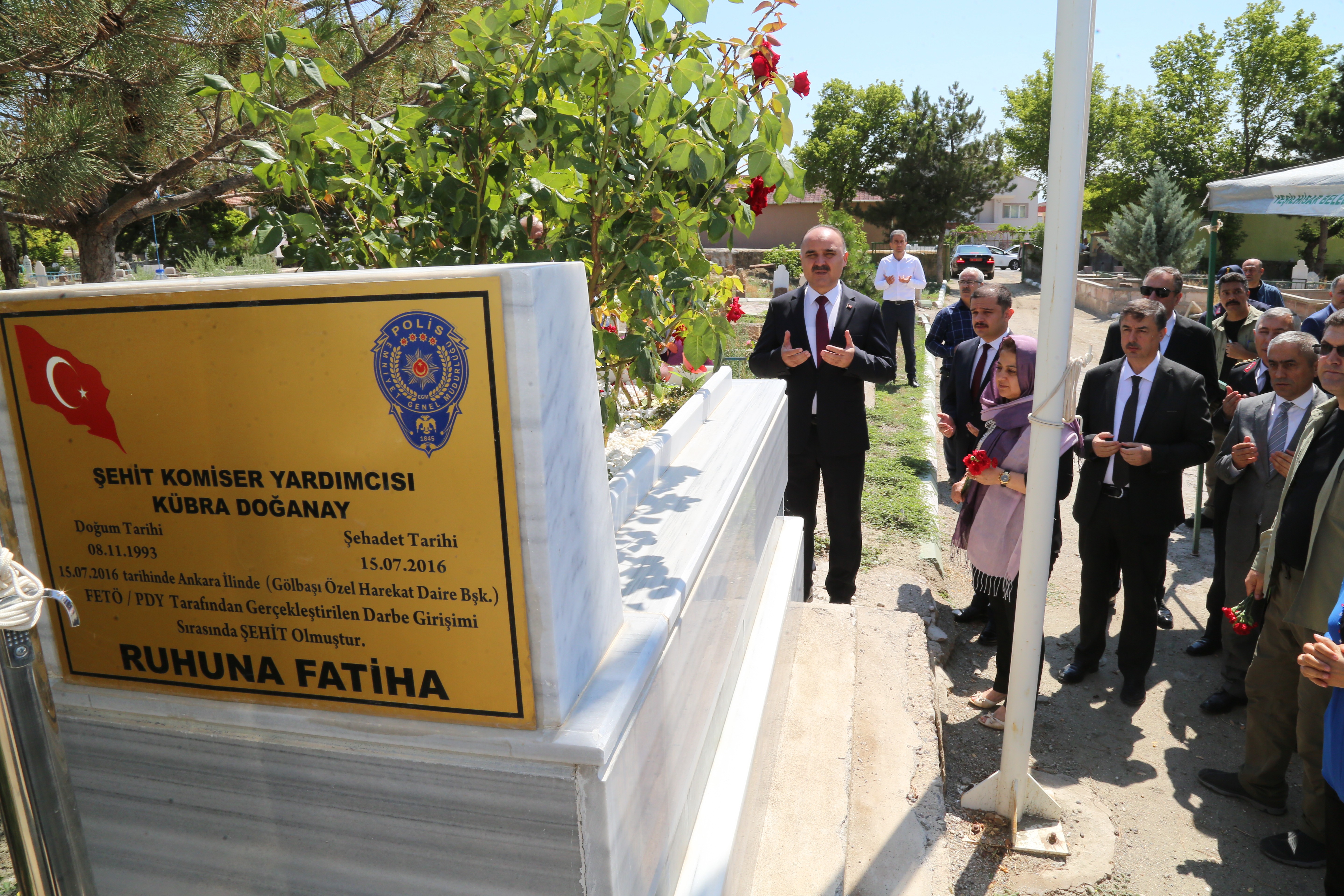 Vali Günaydın’dan 15 Temmuz Şehitlerinin Kabirlerine Ziyaret