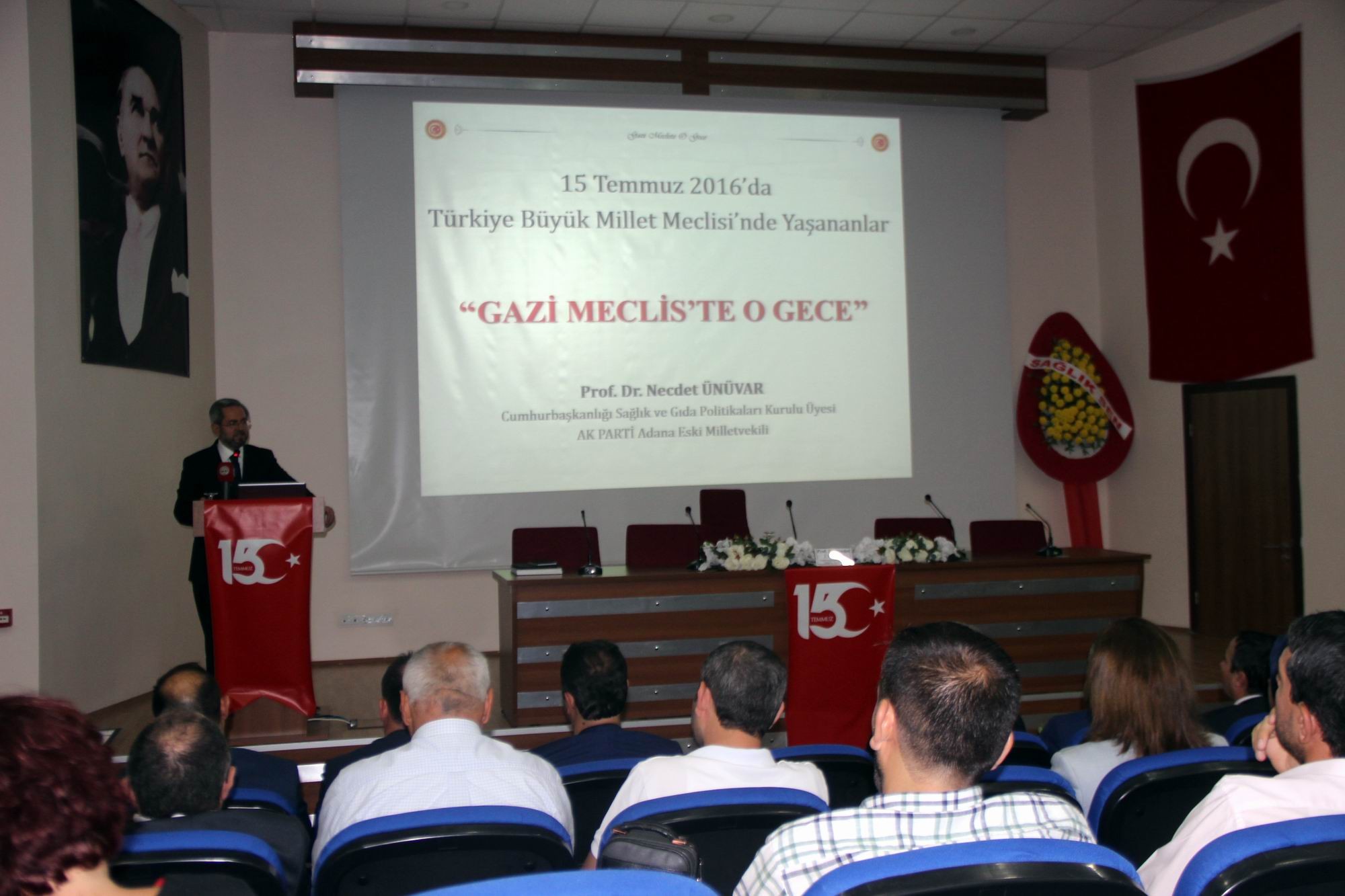 ‘Gazi Mecliste O Gece’ Konferansı düzenlendi