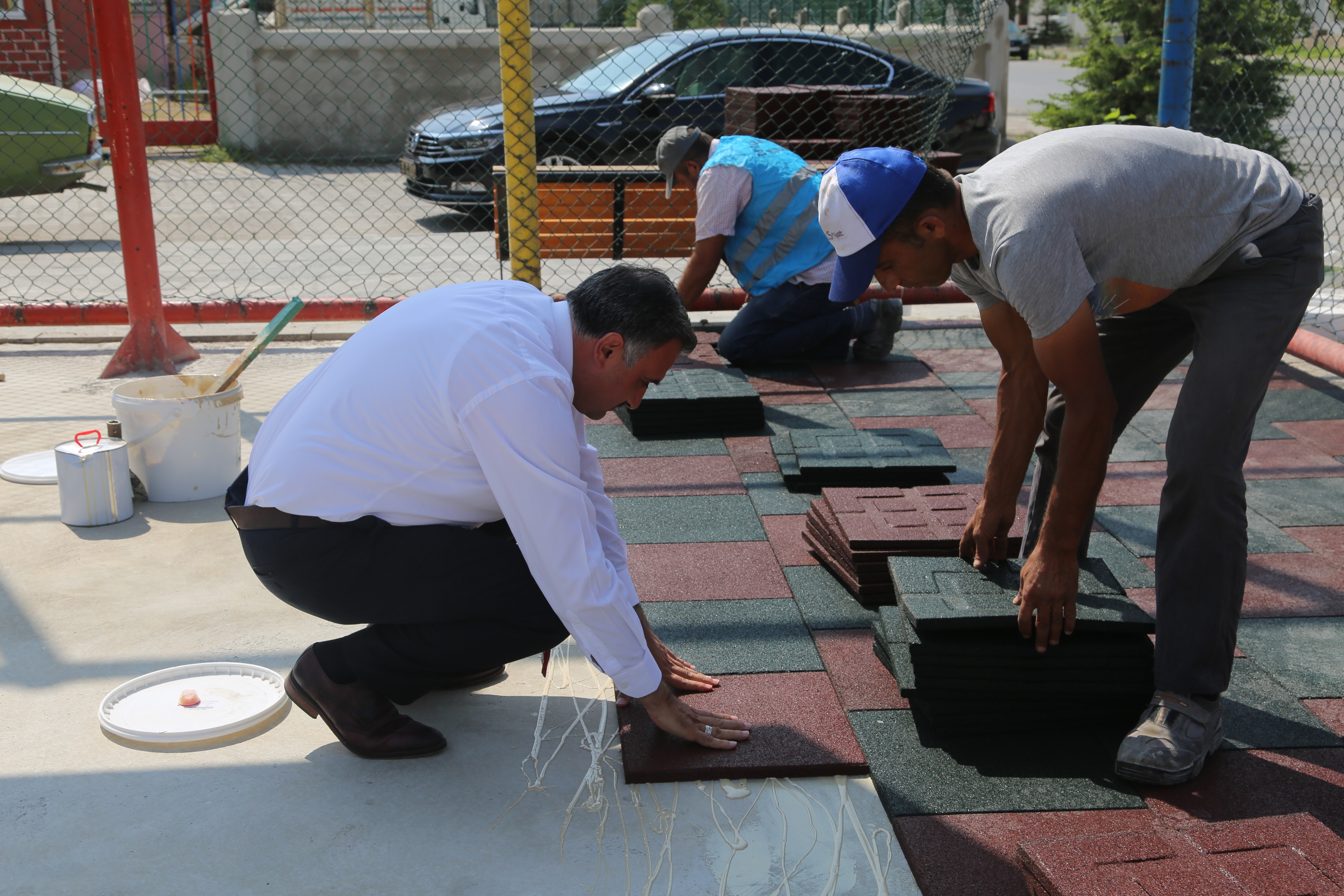 Başkan Cabbar, Park Revize Çalışmalarını Yerinde İnceledi