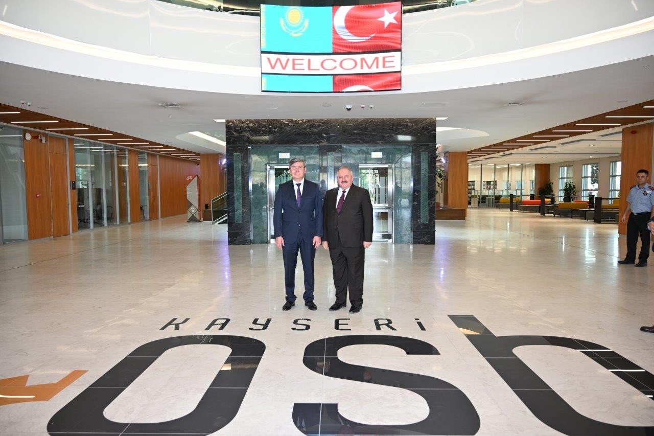 Kazakistan Büyükelçisi Saparbekuly Kayseri OSB’yi Ziyaret Etti