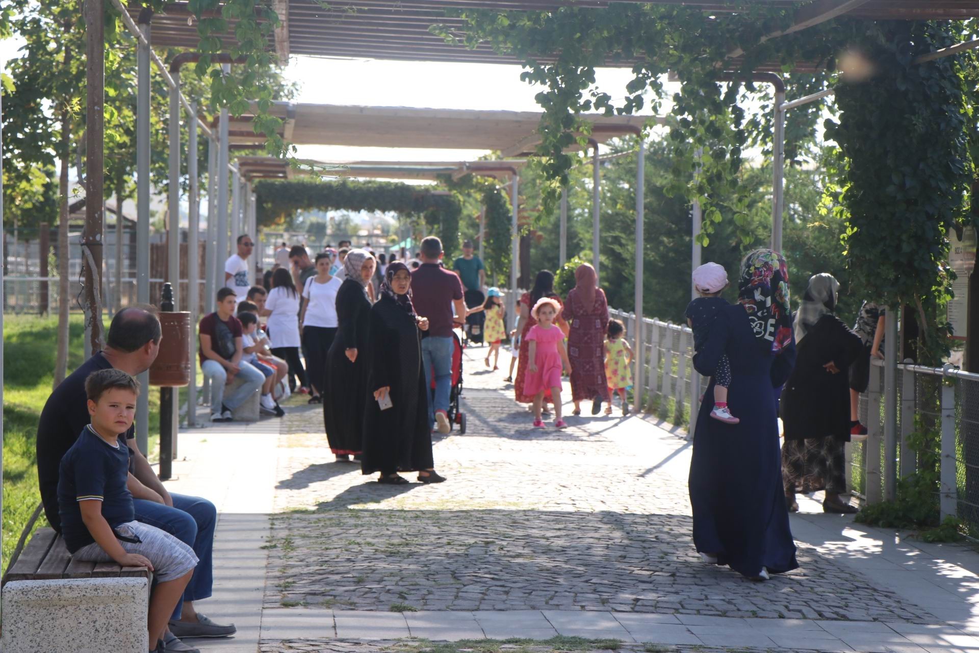 Hayvanat Bahçesinde Hafta Sonu Yoğunluğu