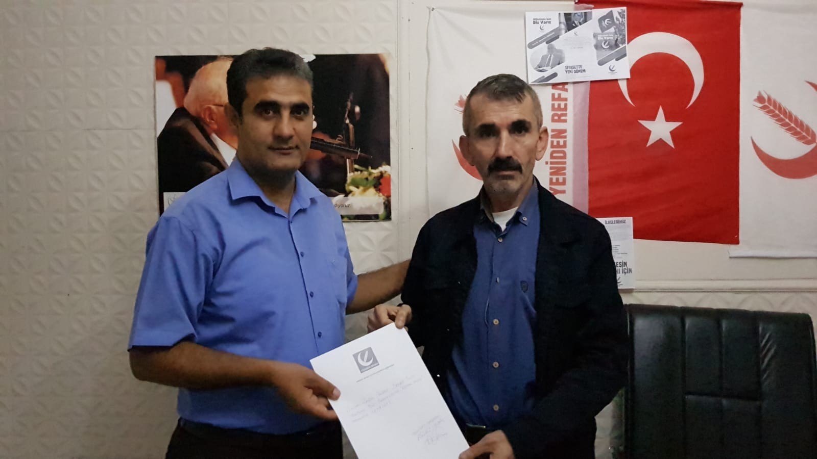 Refah Partisi Develi İlçe Başkanlığına Kemal Yıldız Atandı
