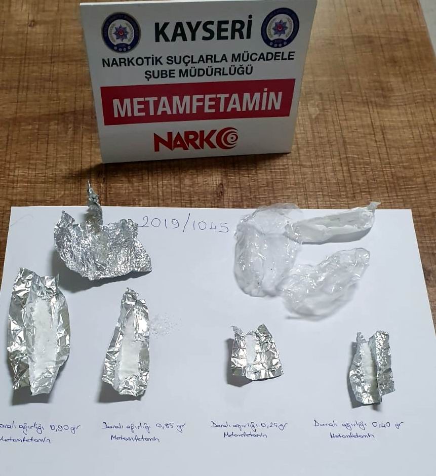 Kayseri’de uyuşturucu operasyonu
