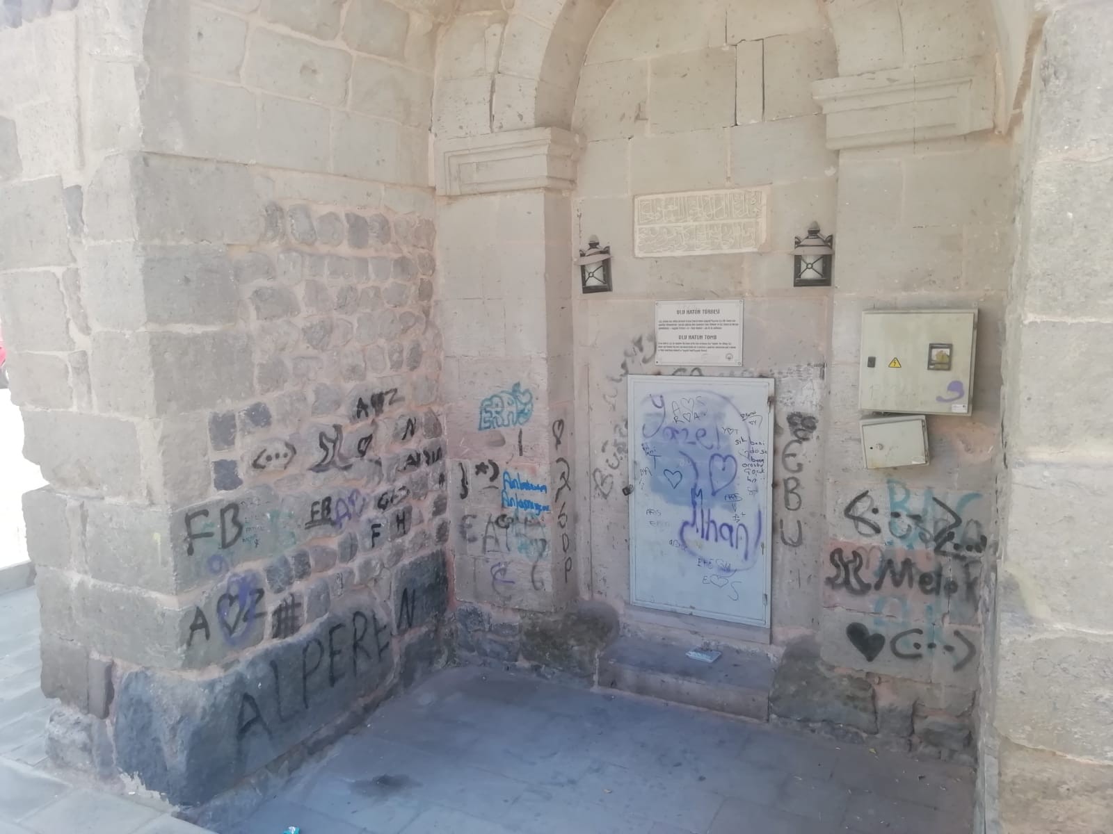 Kayseri’de Tarihe Büyük Saygısızlık