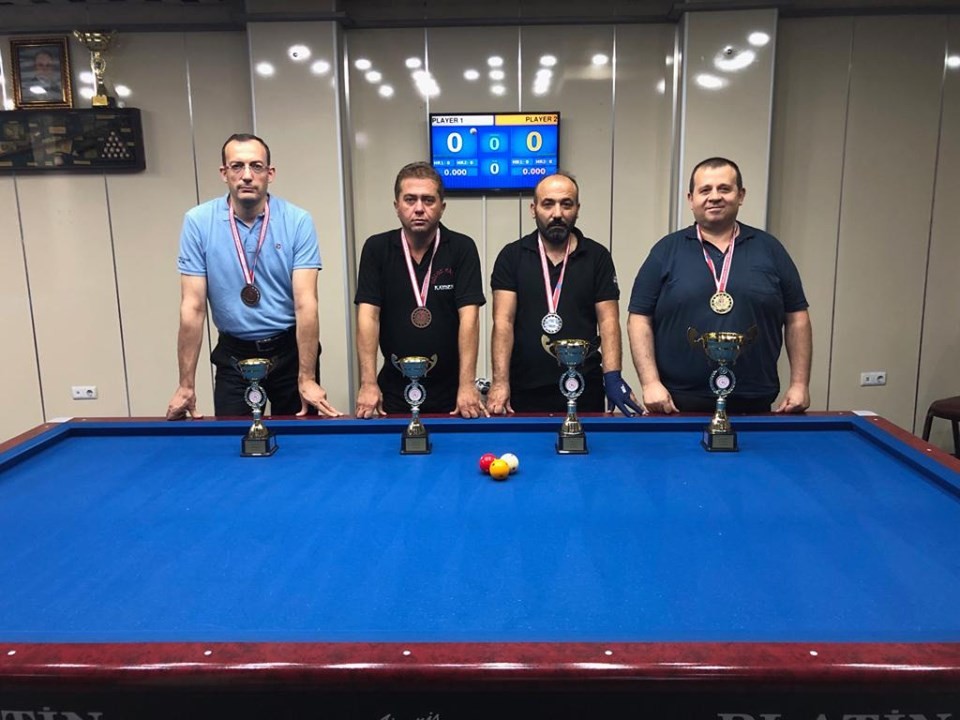 Bilardo İl Birinciliği Sona Erdi