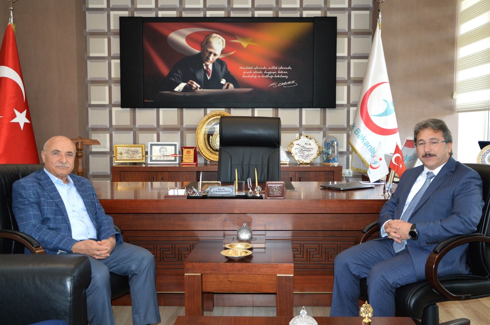 Milletvekili Dr. İsmail Tamer’den İl Sağlık Müdürü Benli’ye Ziyaret