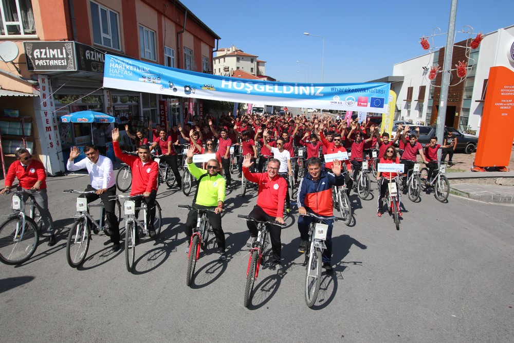 Başkan Özdoğan, Avrupa Hareketlilik Haftasında pedal çevirdi
