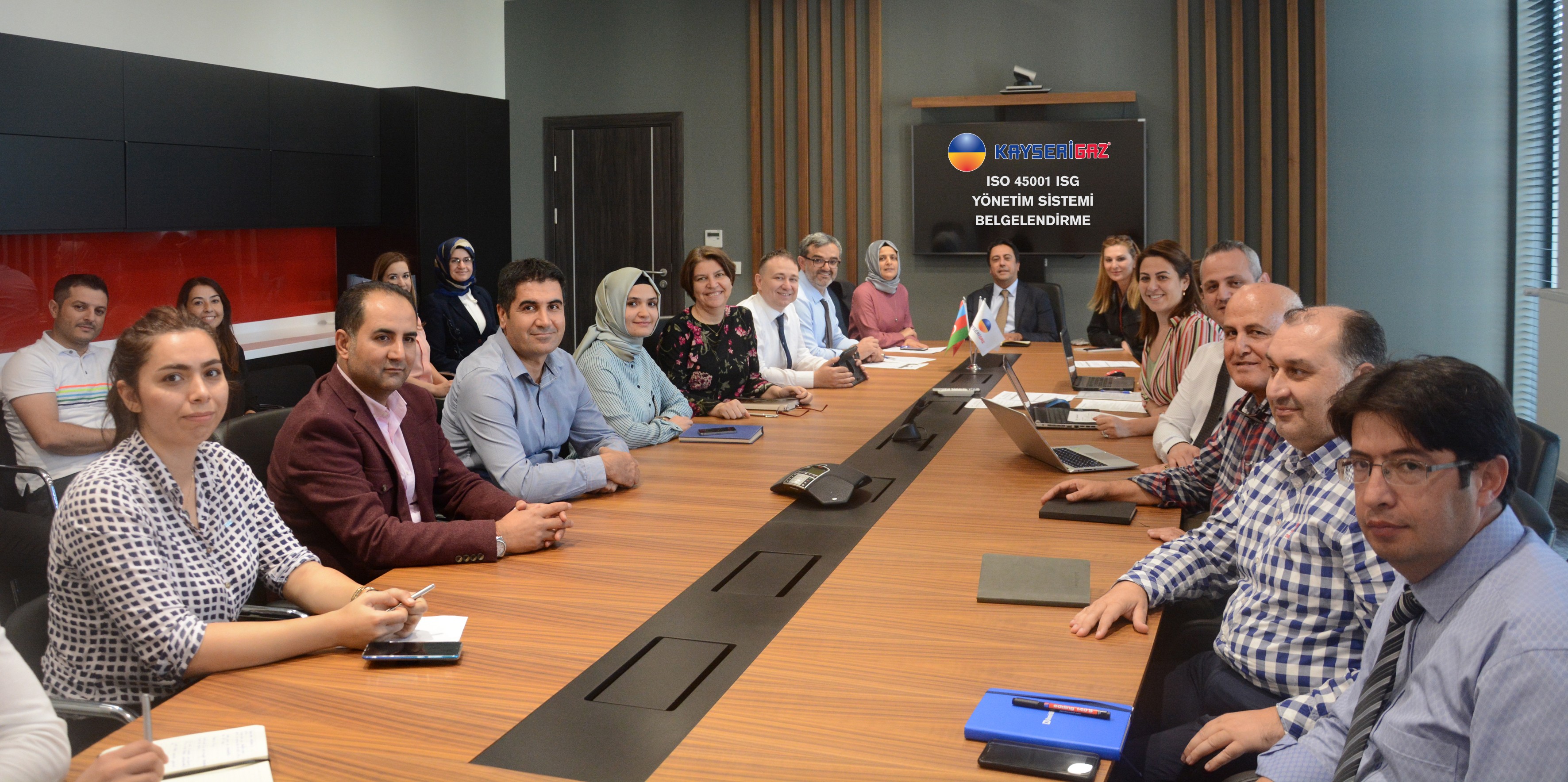 Doğalgaz dağıtım sektörünün ilk ISO 45001 belgesini Kayserigaz aldı