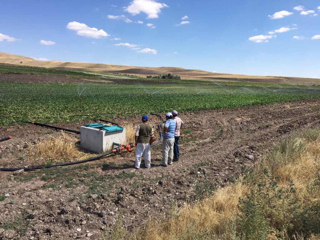 Kayseri’de 435 bin 76 Dekar Tarım Arazisi Sulandı