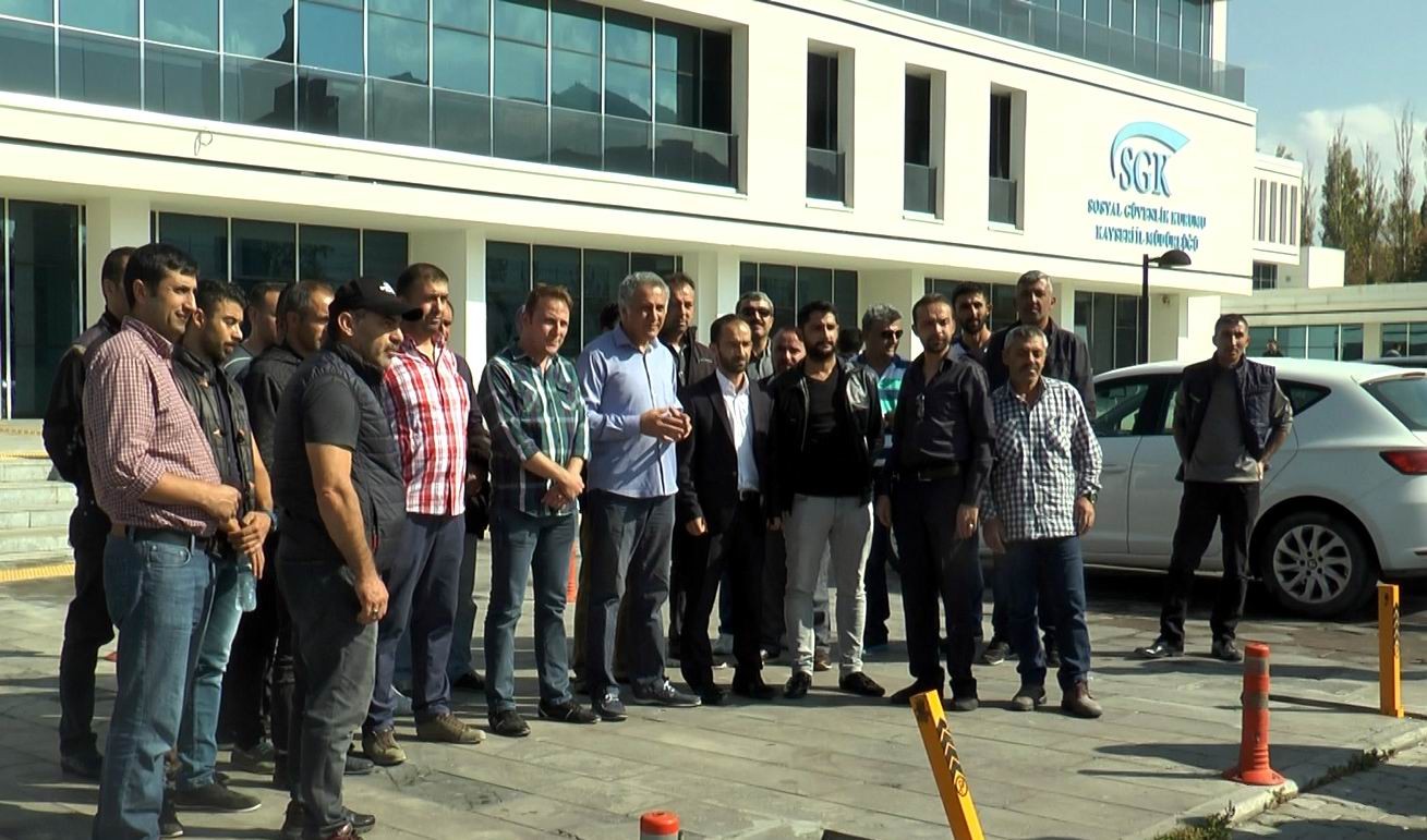 Bina görevlileri iş garantisi istiyor