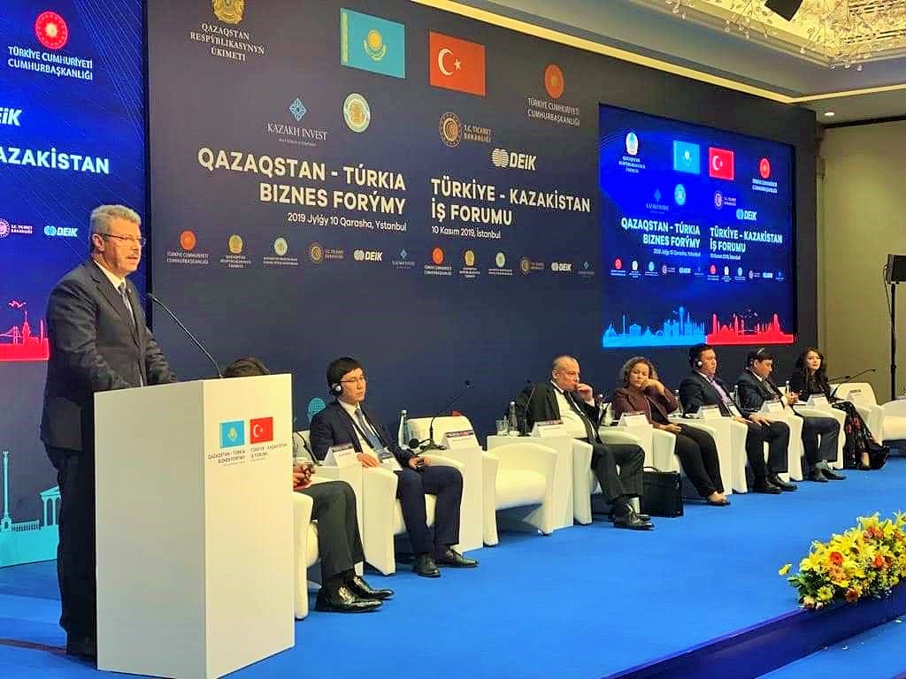 Başkan Akay, Kazakistan’ın Bölgesel Yatırım İş Forumunda Konuştu