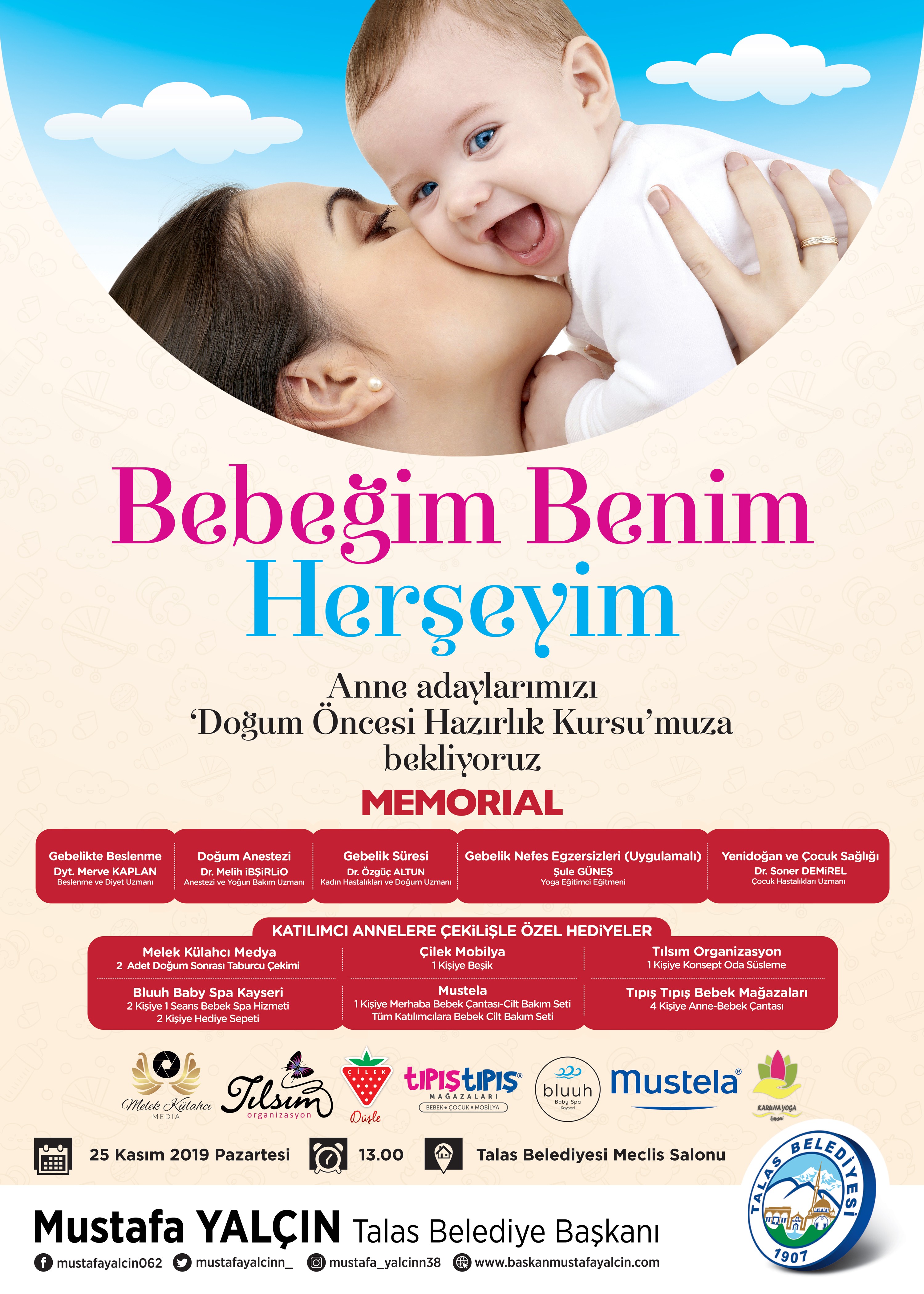 Talas Belediyesi’nden anne adaylarına kurs