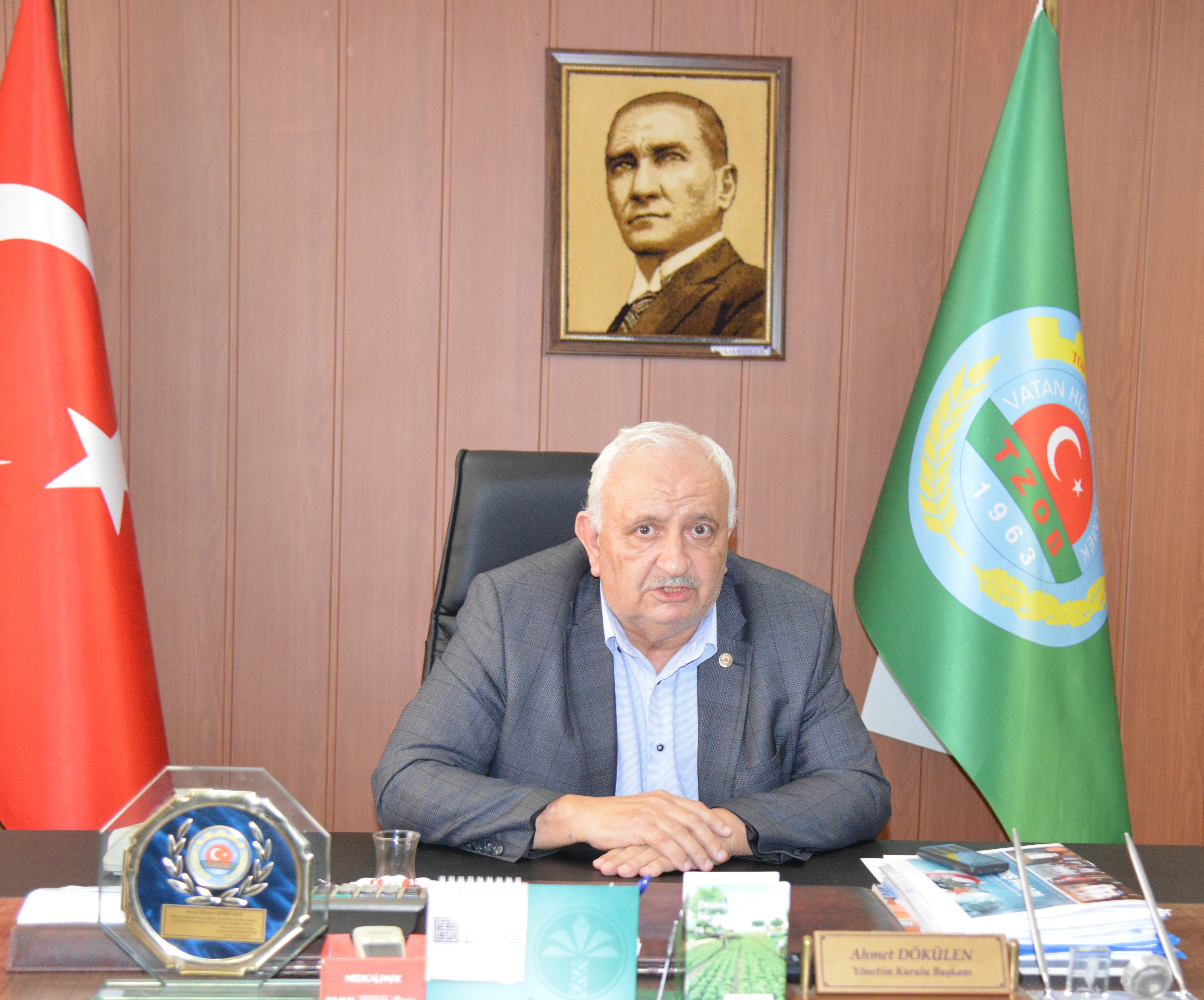 Tokat Ziraat Odası’ndan Başkan Akay’a teşekkür