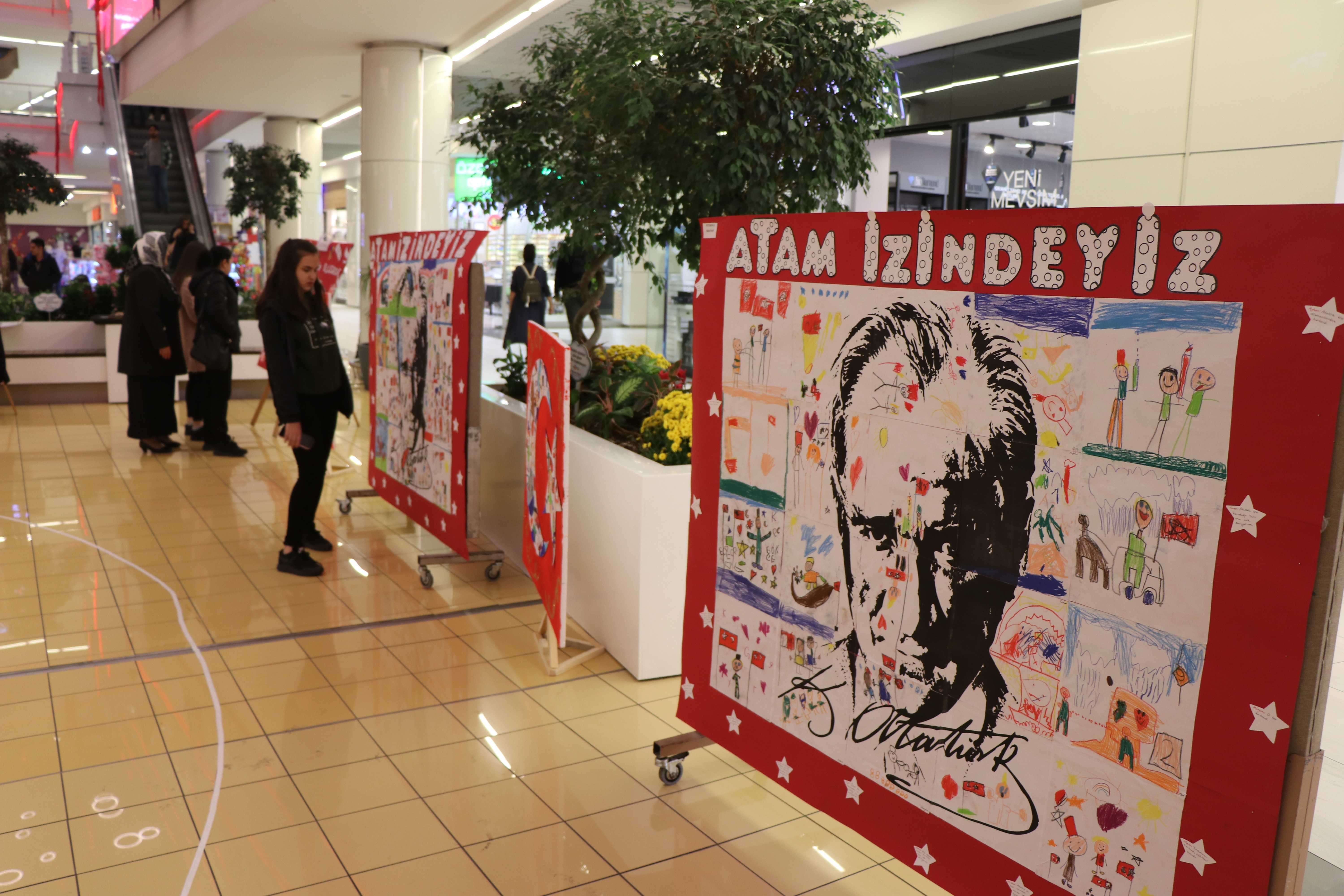 Tekden Anadokulu öğrencilerinden ’29 Ekim’ sergisi