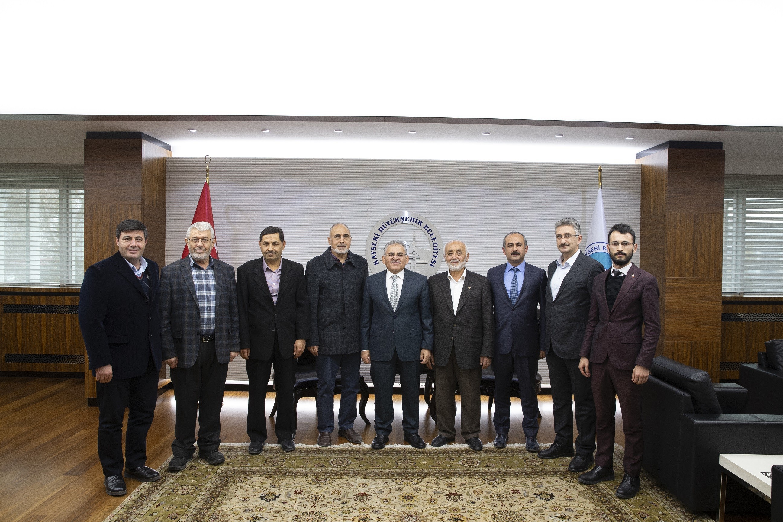 MAZLUMDER Kayseri Şubesi’nden Başkan Büyükkılıç’a ziyaret