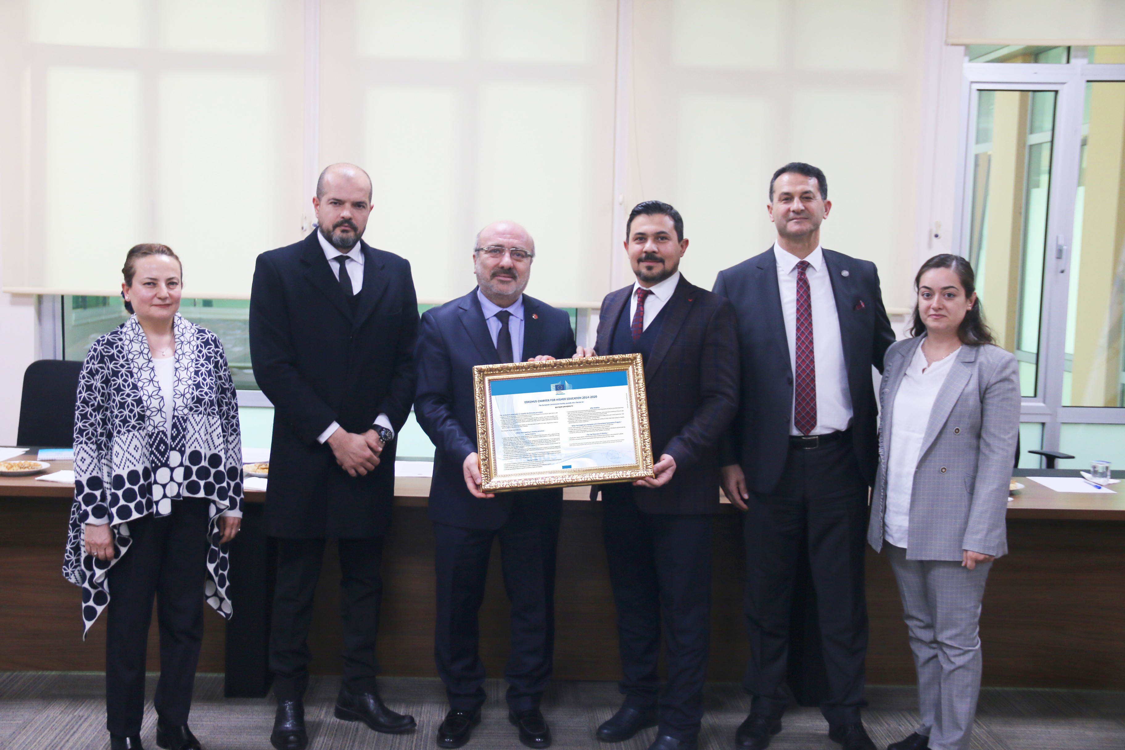 KAYÜ, ERASMUS + ECHE Beyannamesi’ni Aldı