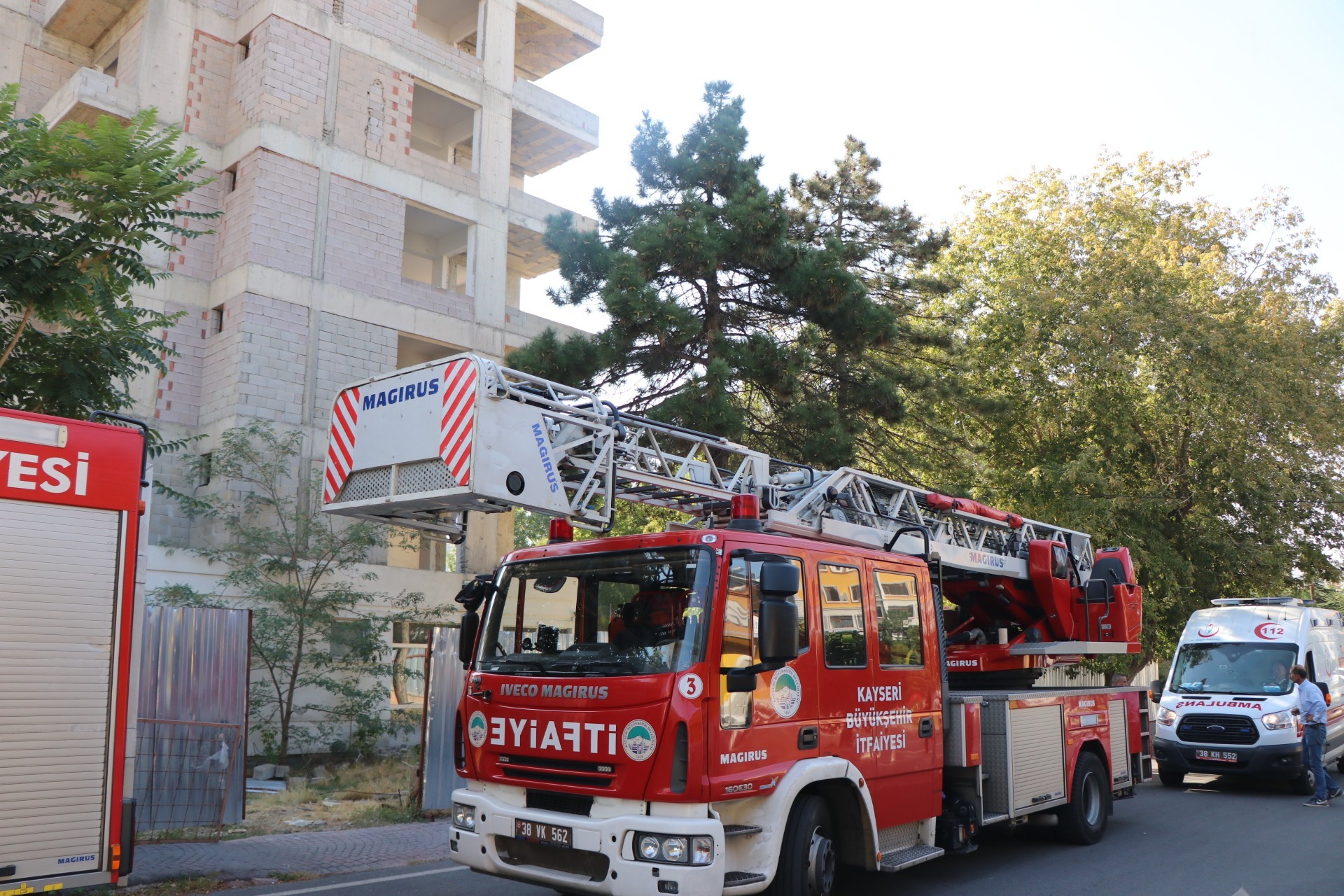 Kayseri İtfaiyesi 6 bin 488 olaya müdahale etti