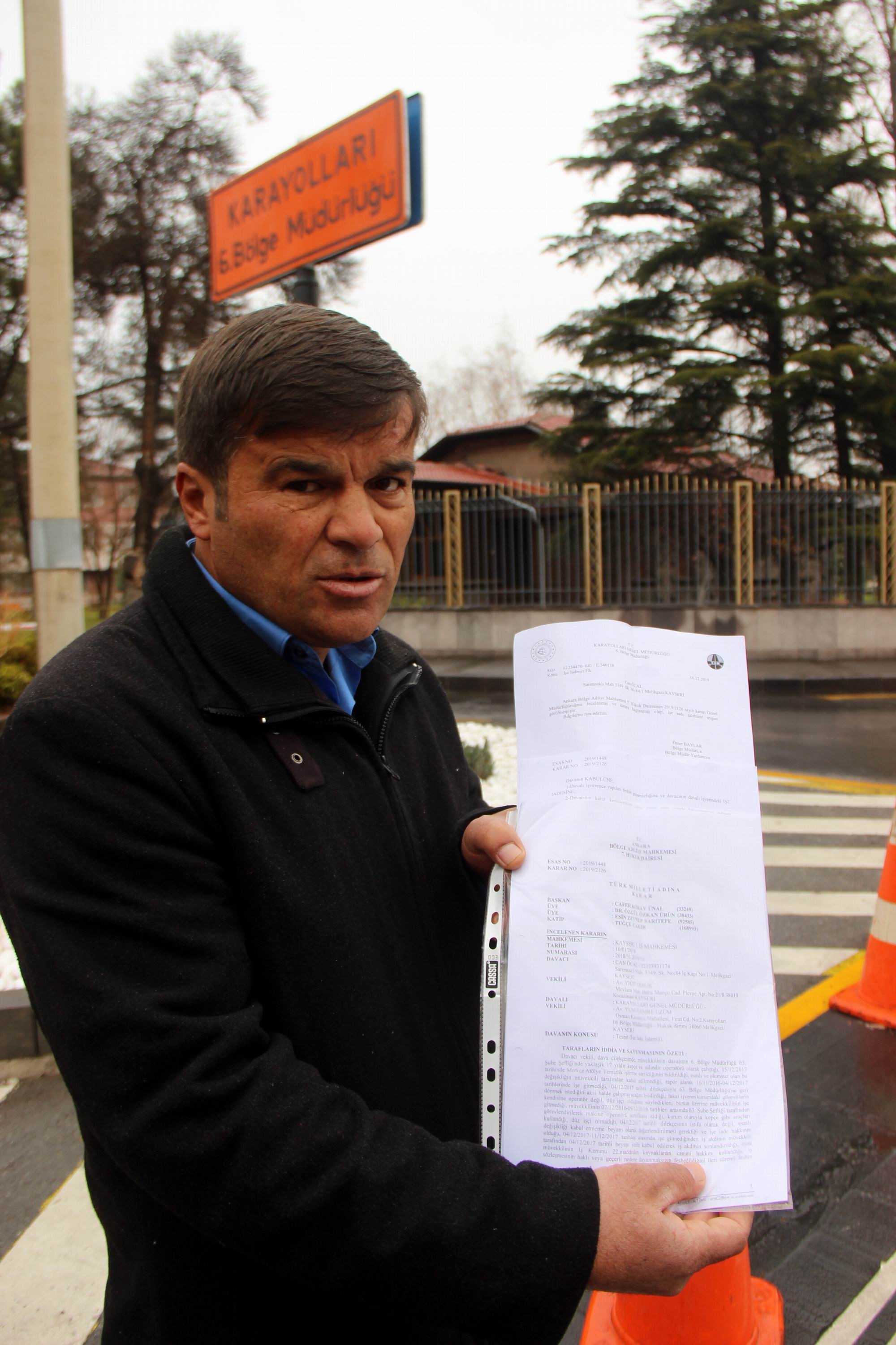 Mahkemenin işine dönmesine karar verdiği vatandaş mücadelesine devam ediyor