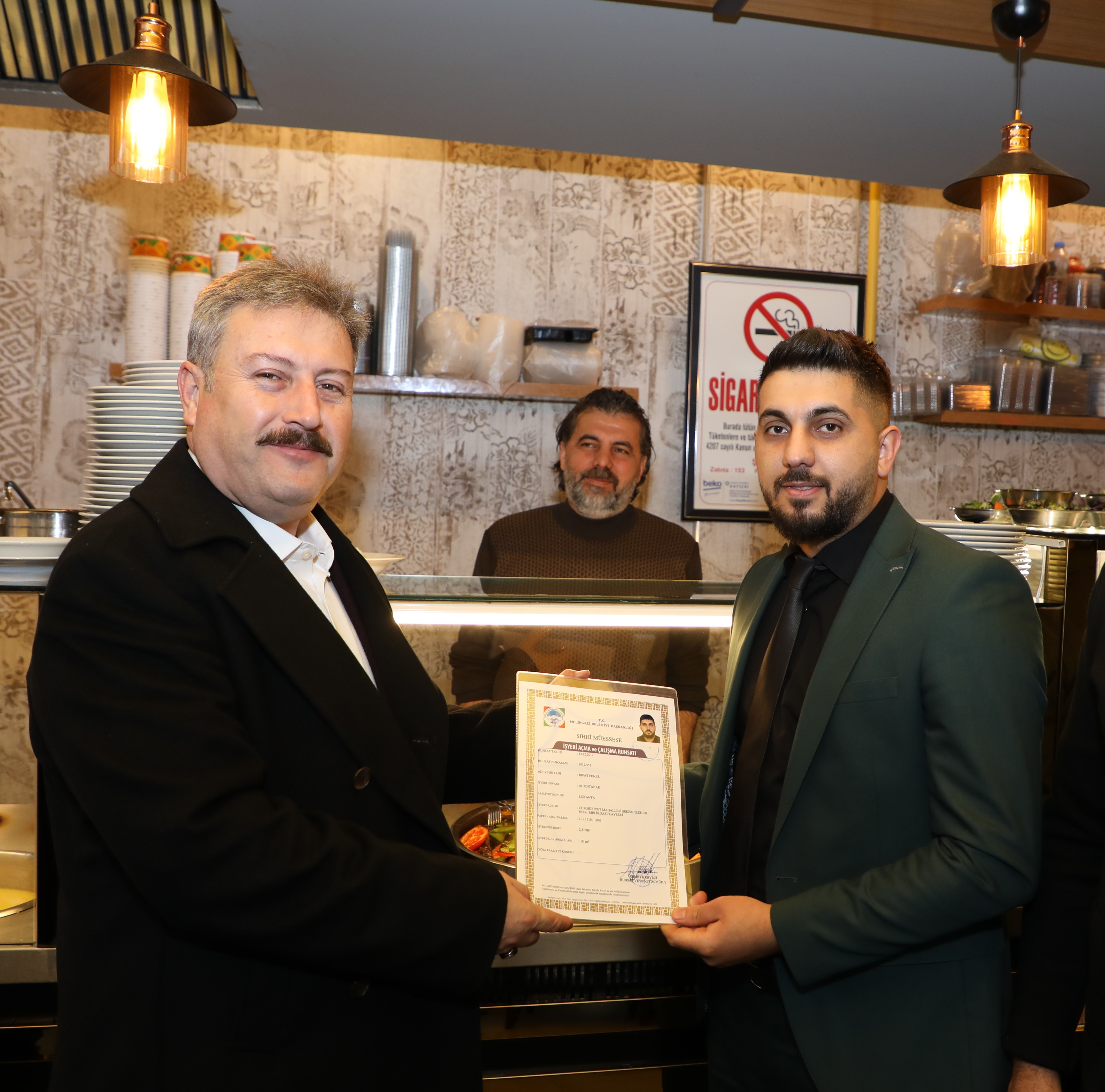 İş yeri açma ruhsatı verildi