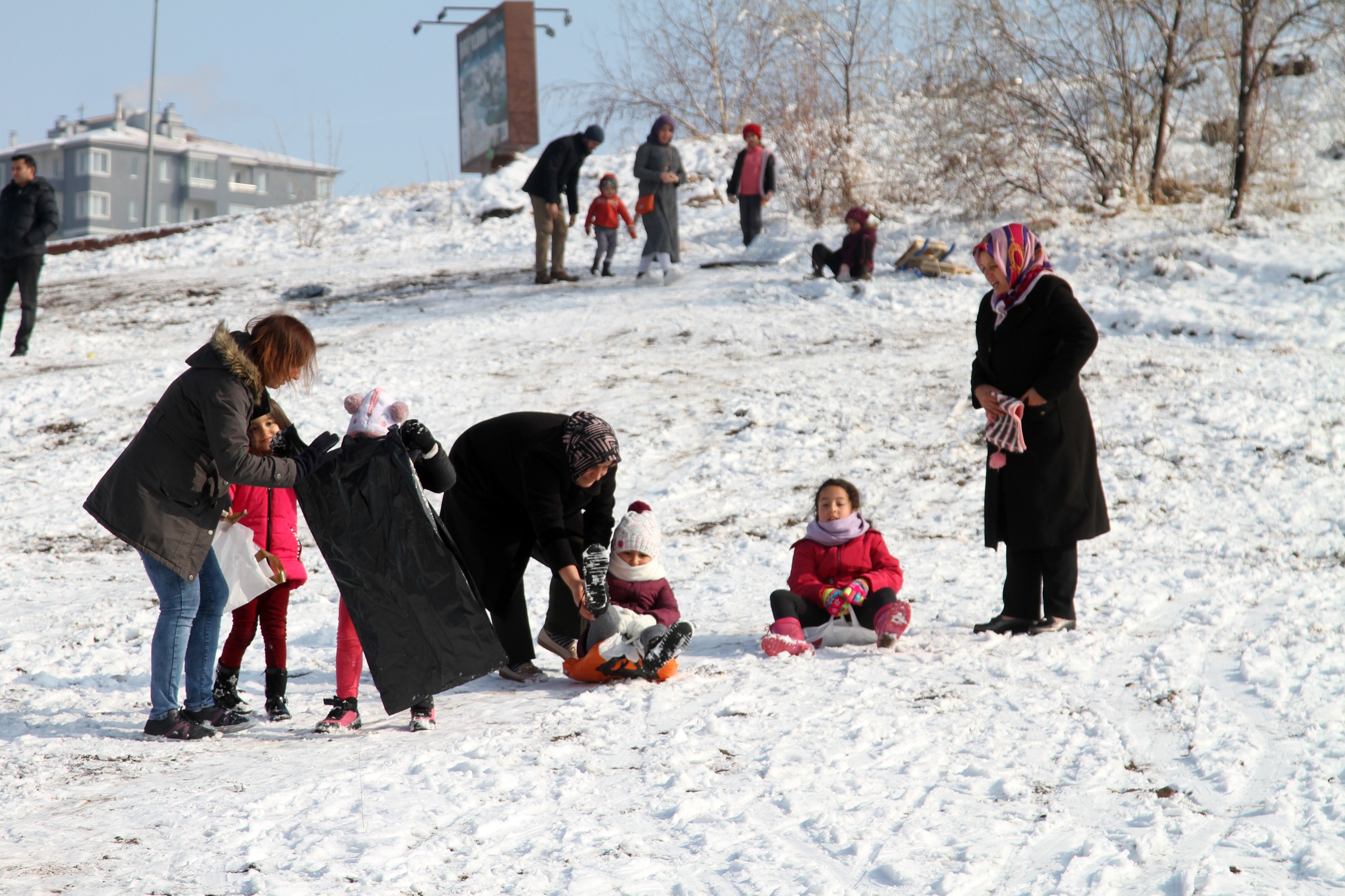 Belediye yaptı, çocuklar kaydı