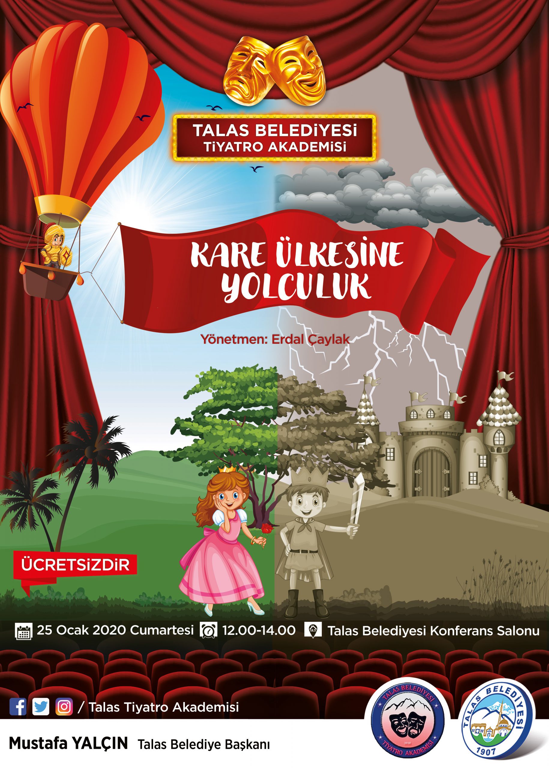 Talas’ta ‘Kare Ülkesine Yolculuk’ başlıyor